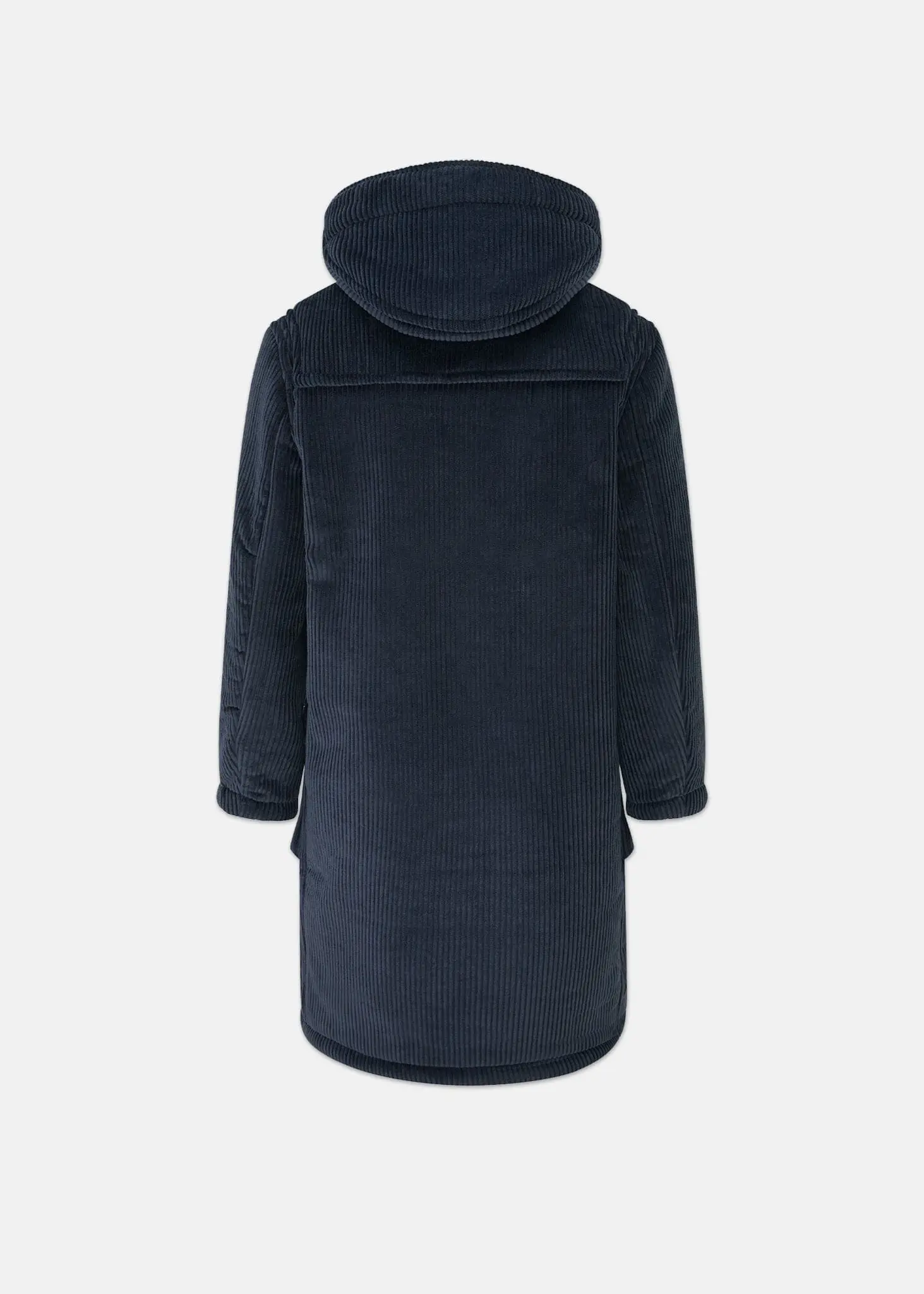 Children's Corduroy Duffle Coat Navy - Image 3