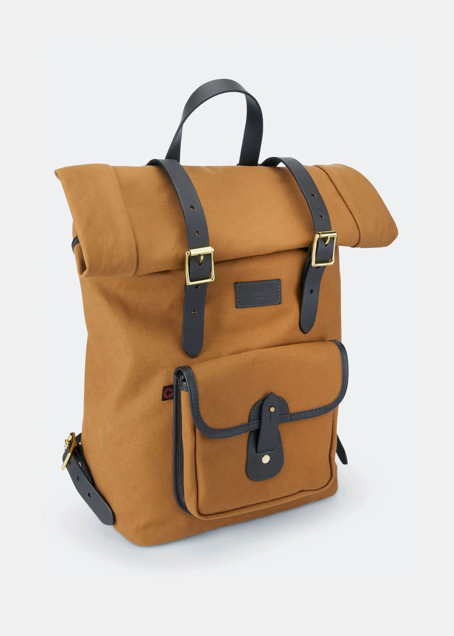 Unisex Gloverall x Croots Rolltop Backpack Tan - Image 2