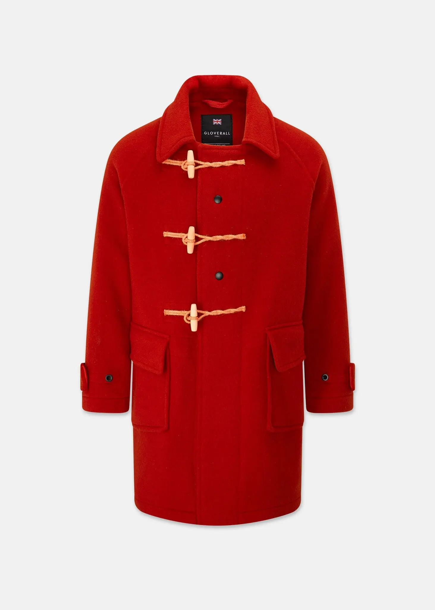 Men's Admiral Duffle Coat Red