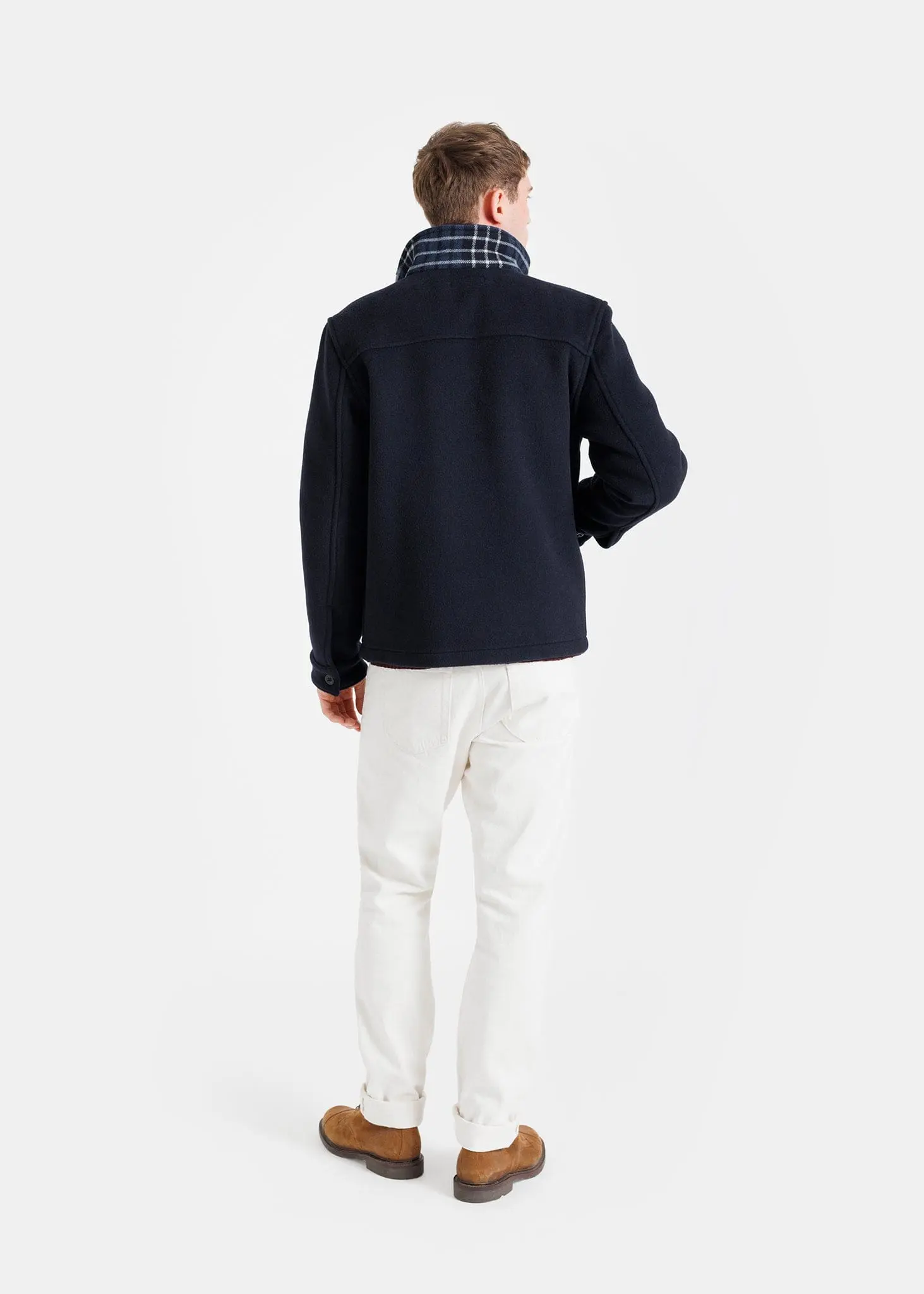 Men's Ainslie Donkey Jacket Navy - Image 6