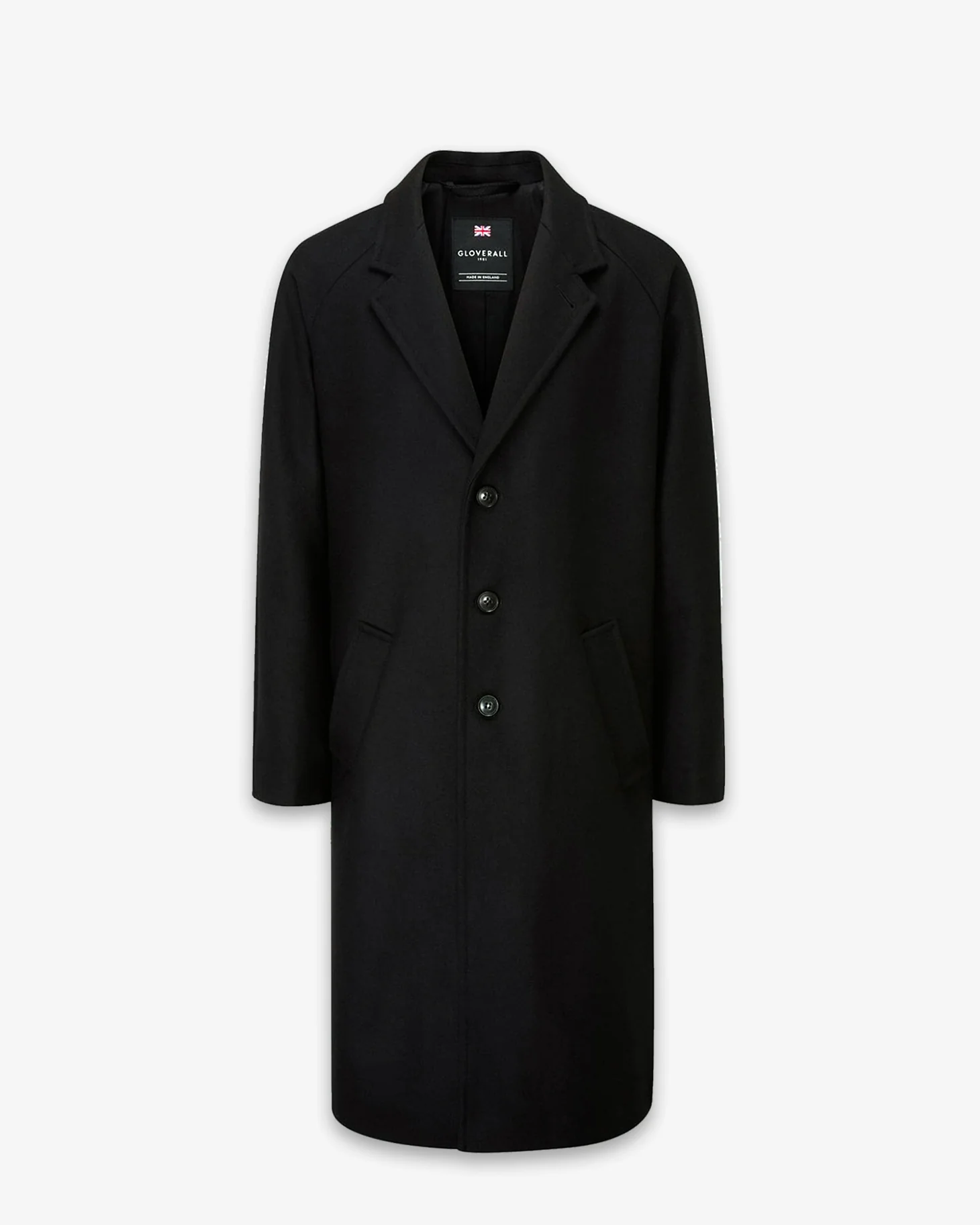 Men's Chesterfield Overcoat Black - Image 5