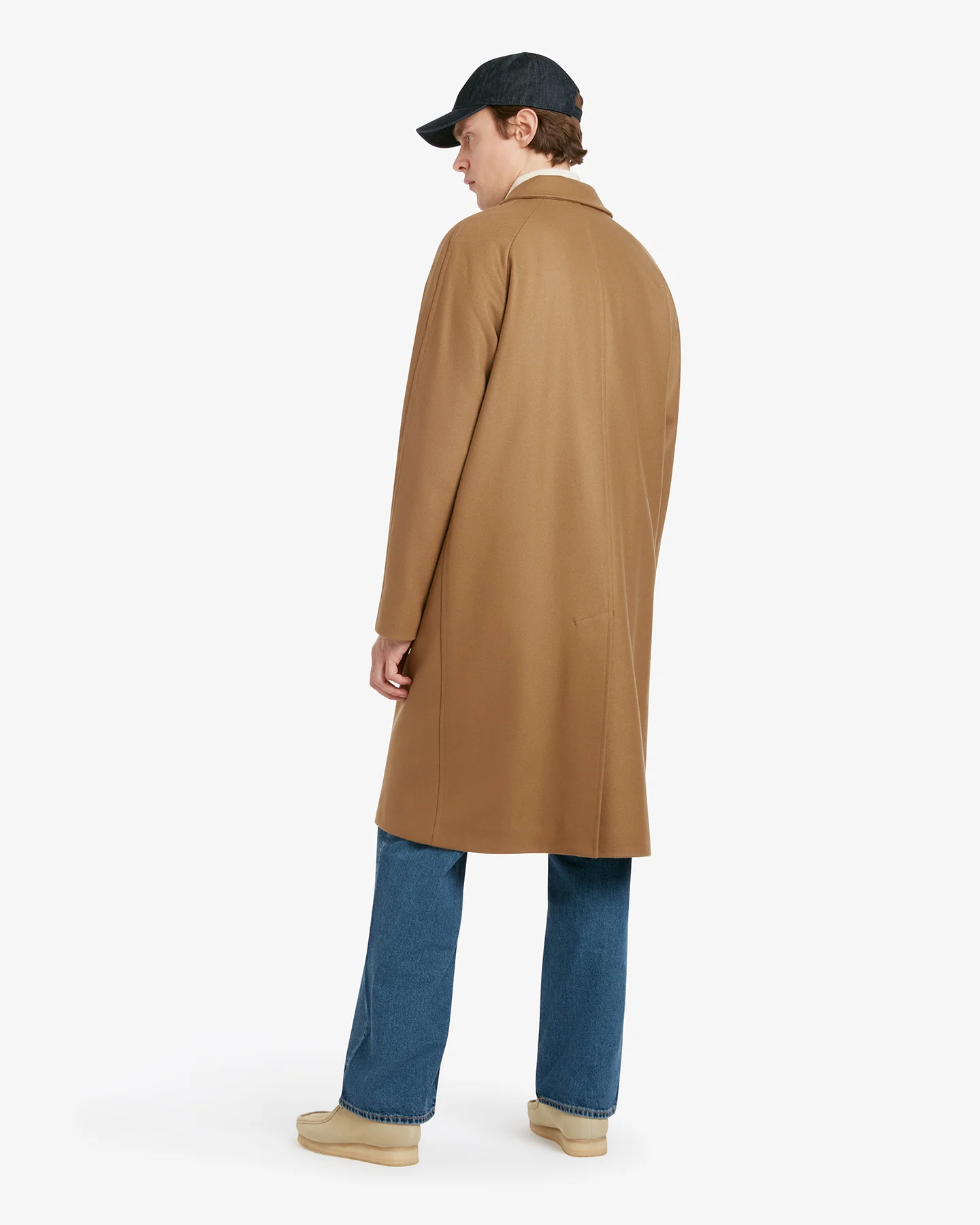 Men's Chesterfield Overcoat Camel - Image 4