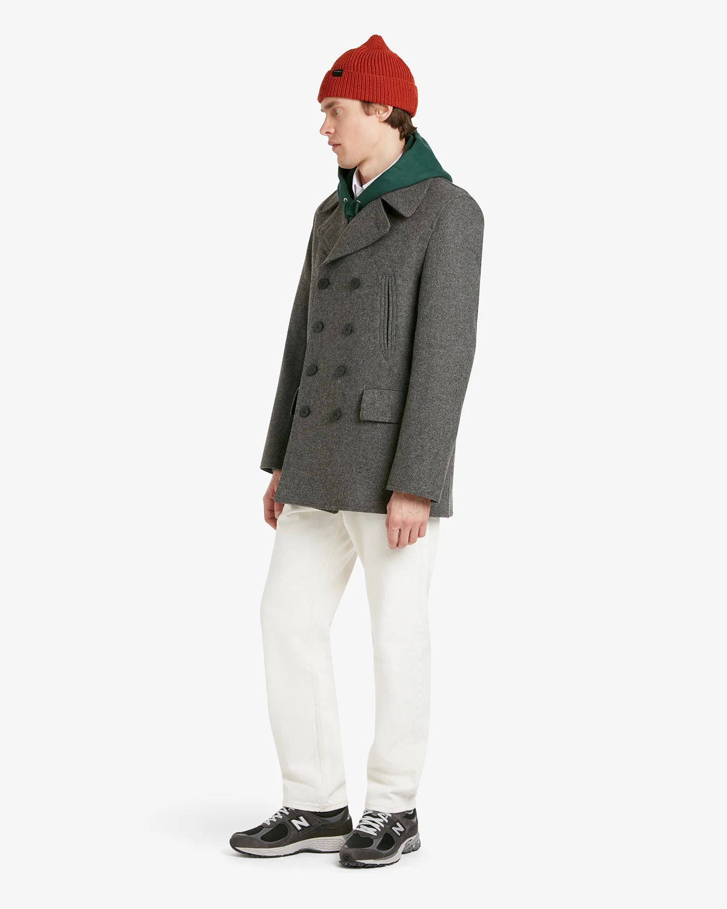 Men's Churchill Peacoat Grey - Image 3