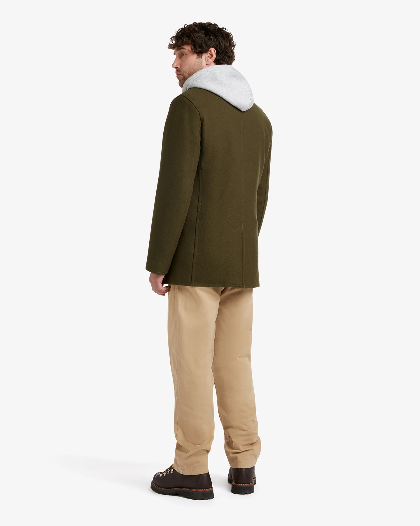 Men's Churchill Peacoat Loden - Image 4