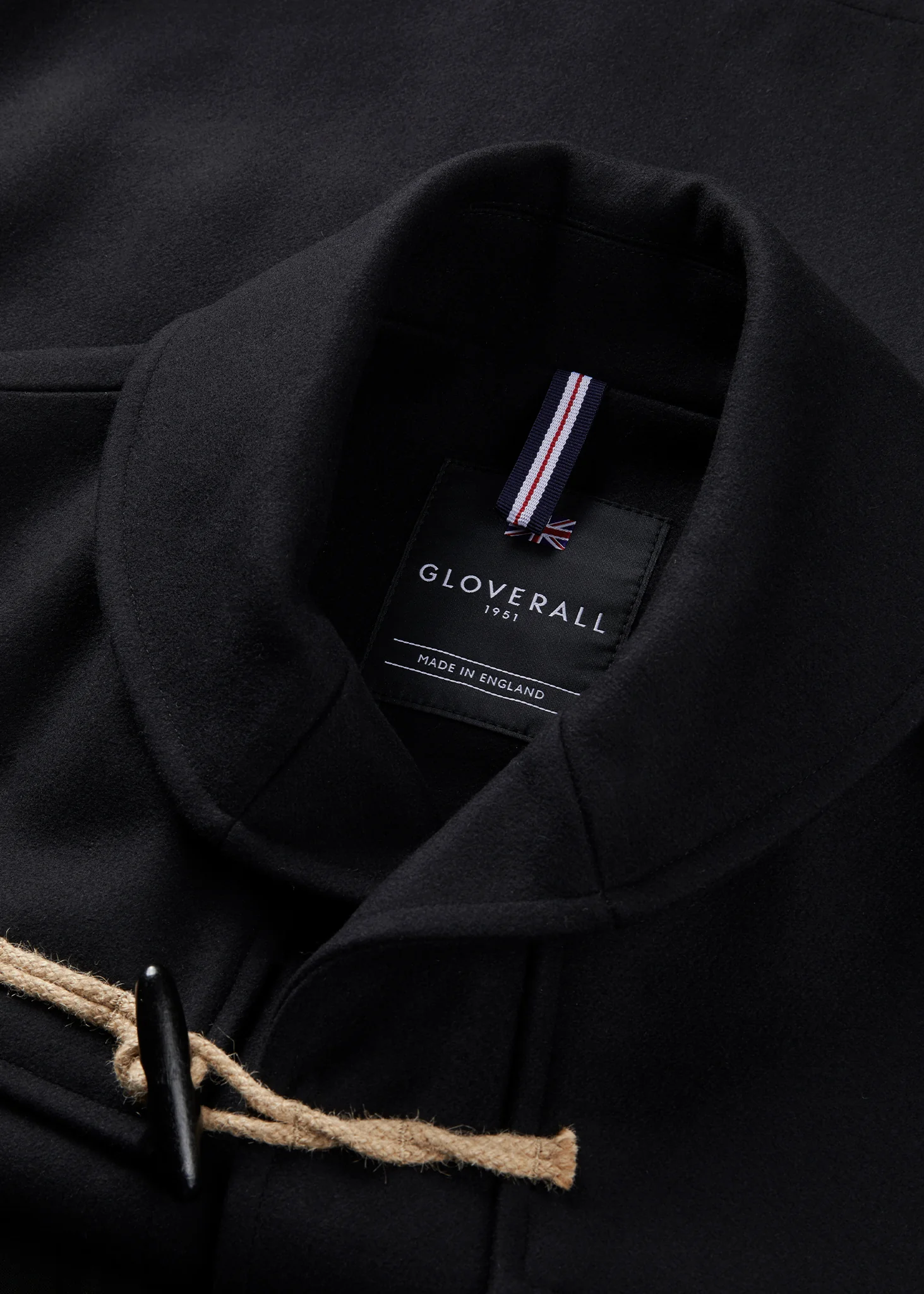 Men's Cocteau Duffle Jacket Black - Image 3