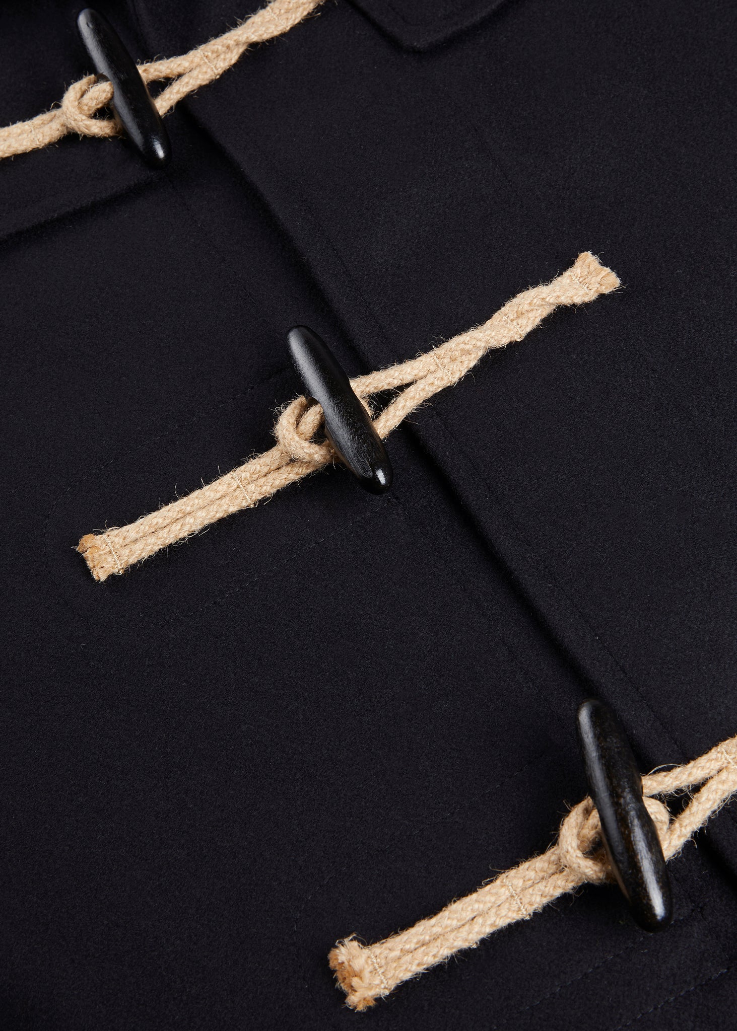 Men's Cocteau Duffle Jacket Black - Image 4