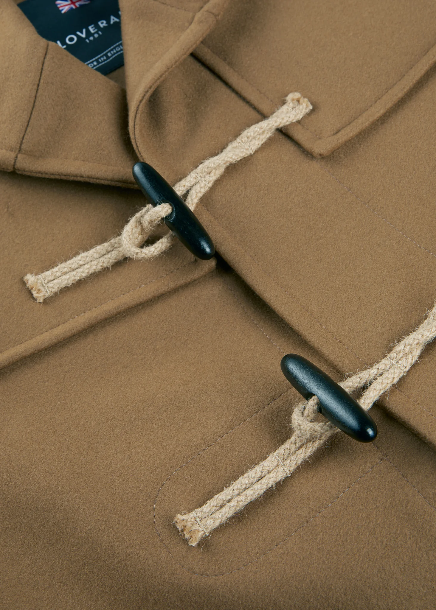 Men's Cocteau Duffle Jacket Camel - Image 4