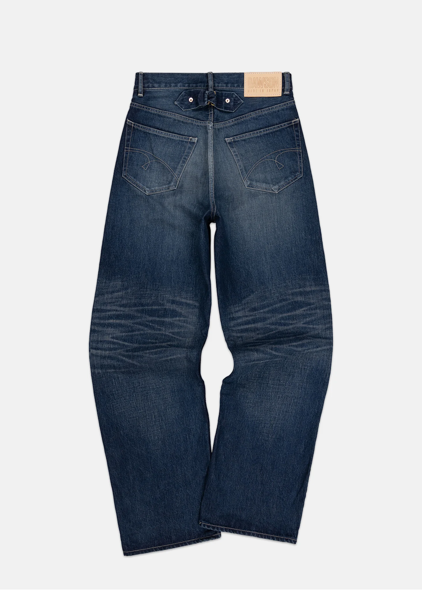 Men's Dawson Denim Wide Leg Fit Jeans Washed Indigo - Image 2