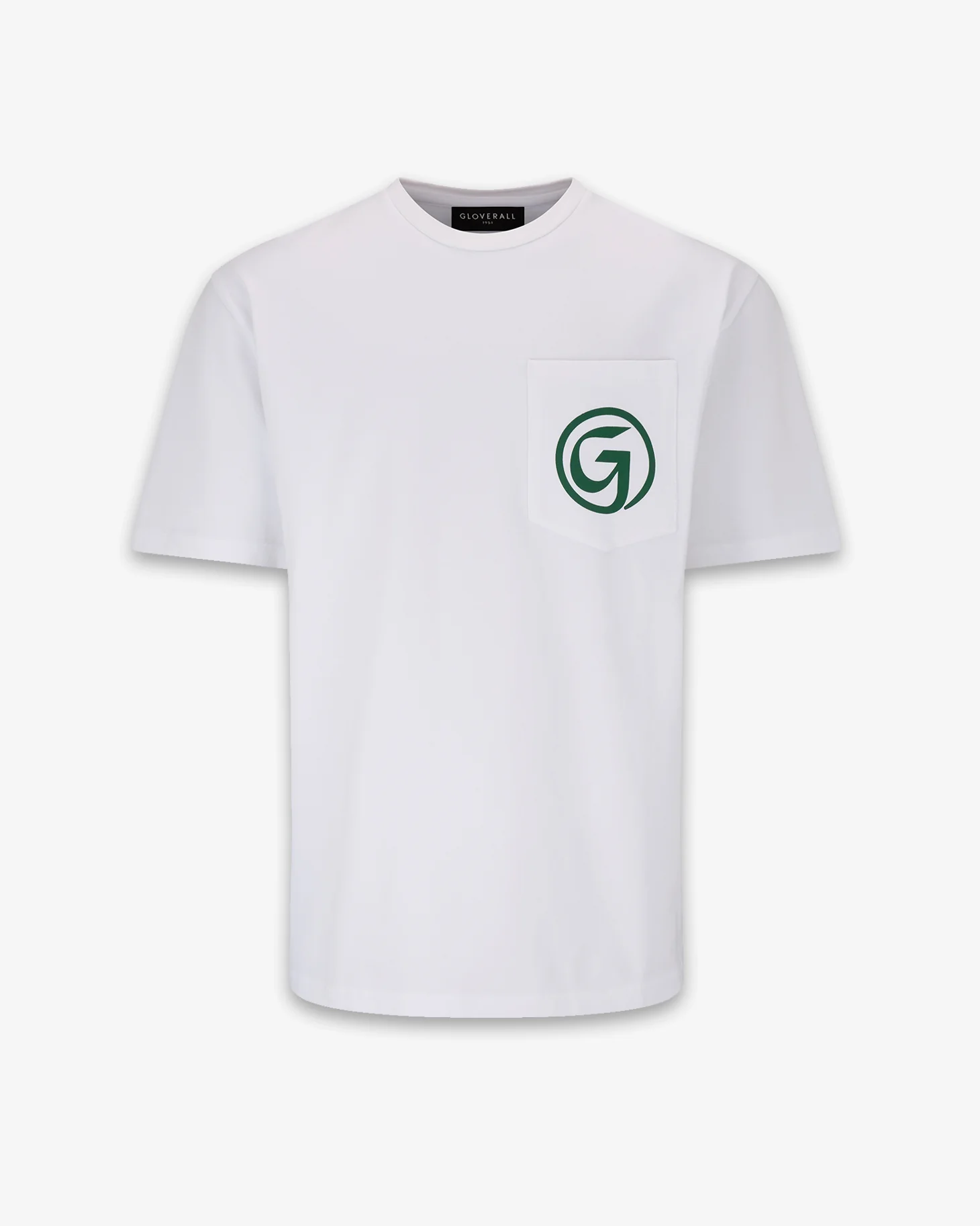 Men's 'G' Print T-shirt White/Green