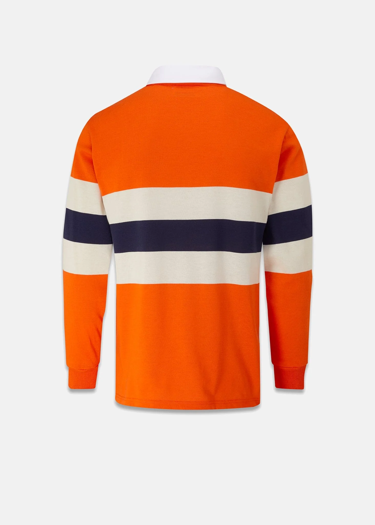 Men's Gloverall x AWMS Rugby Shirt Bright Orange - Image 2