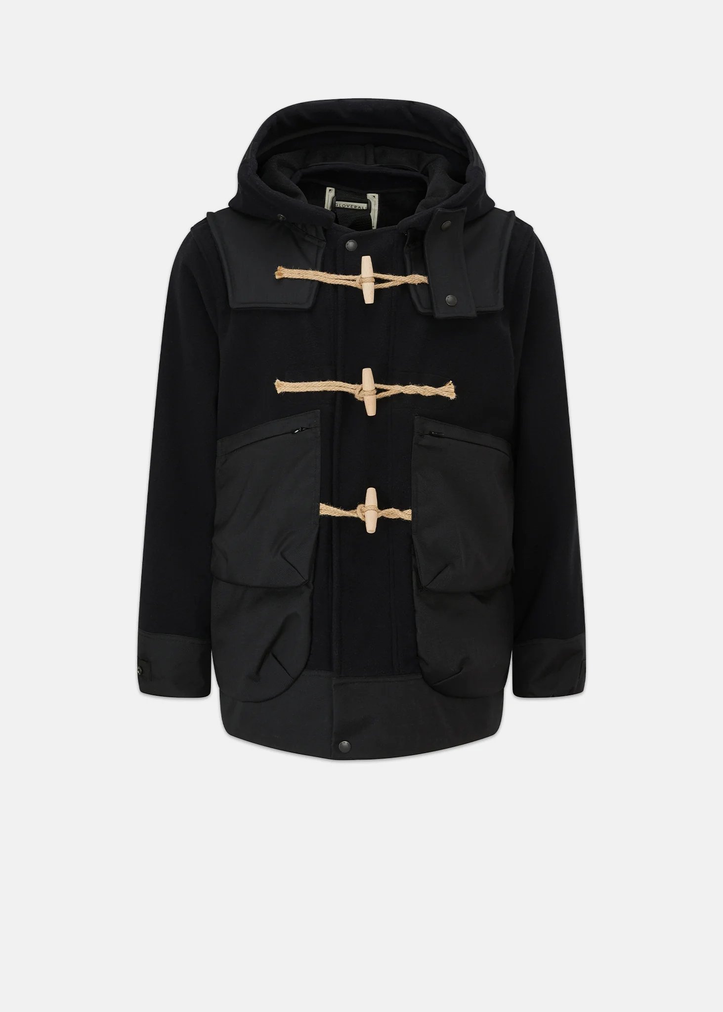 Men's Gloverall x Norbit Mid-Length Monty Duffle Coat Dark Navy - Image 2