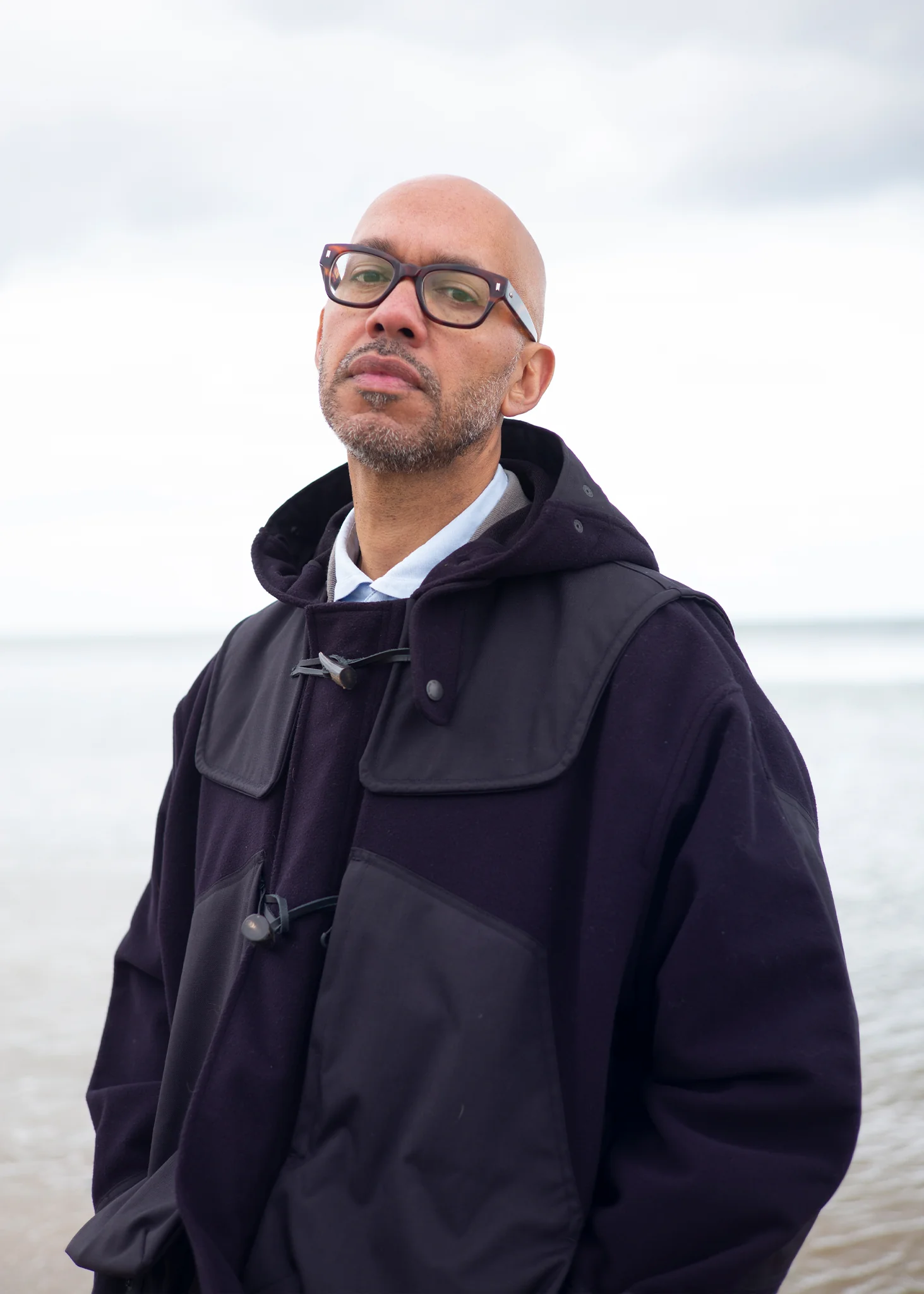 Men's Gloverall x Norbit Morris Coat Dark Navy - Image 3