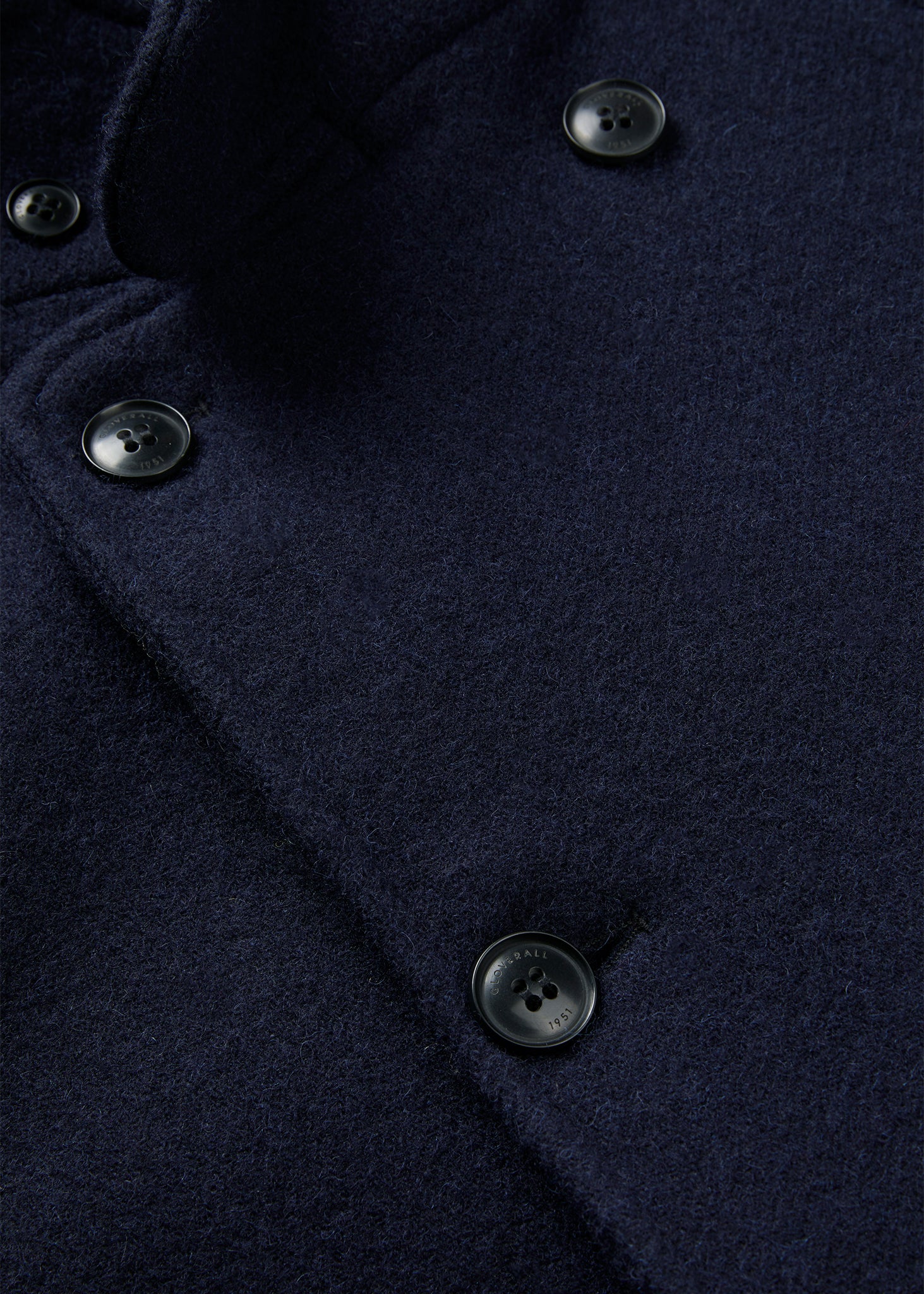 Men's Horatio Overcoat Navy - Image 9