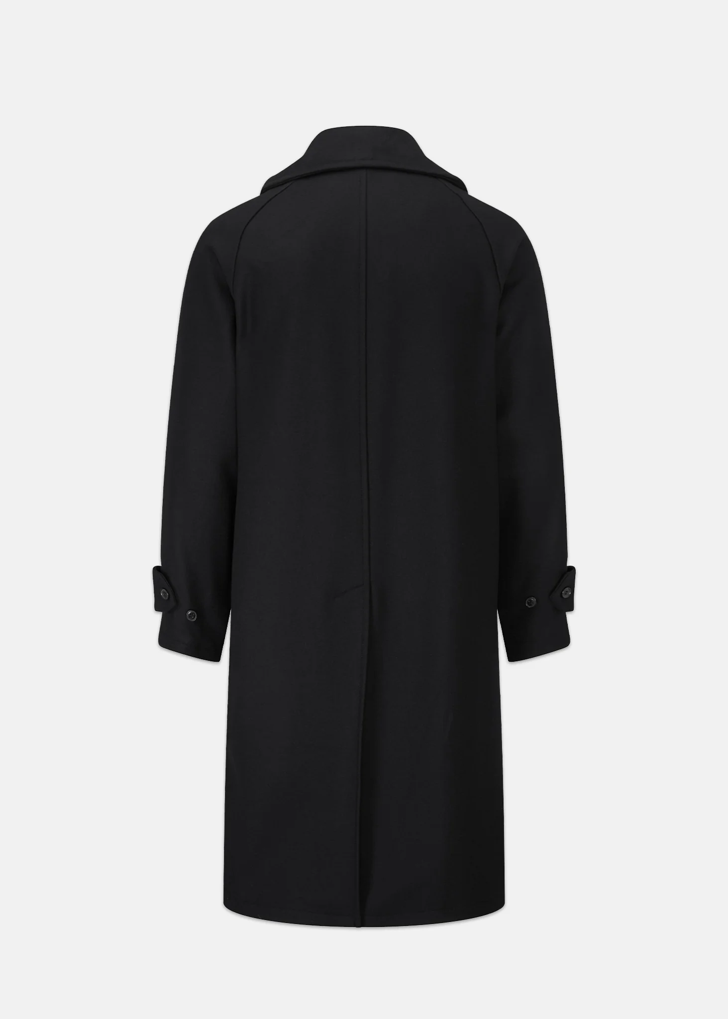 Men's Hynes Overcoat Black - Image 3