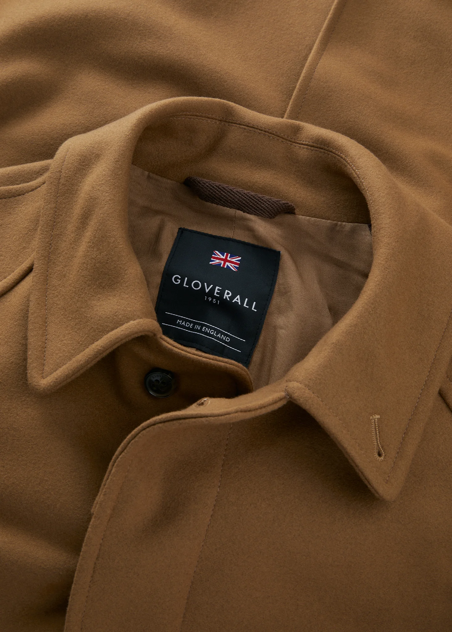 Men's Hynes Overcoat Camel - Image 3