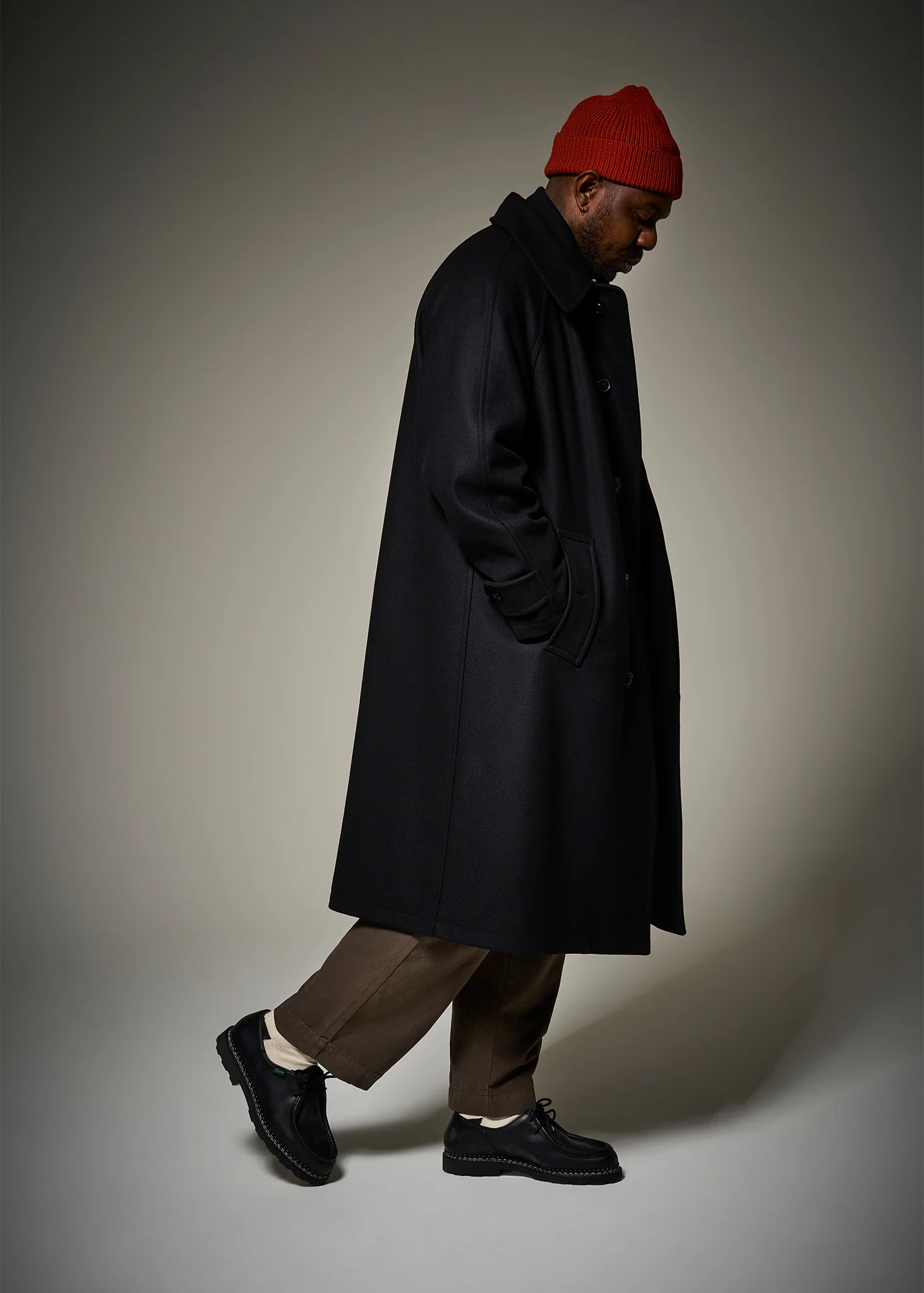 Men's Hynes Overcoat Camel - Image 6