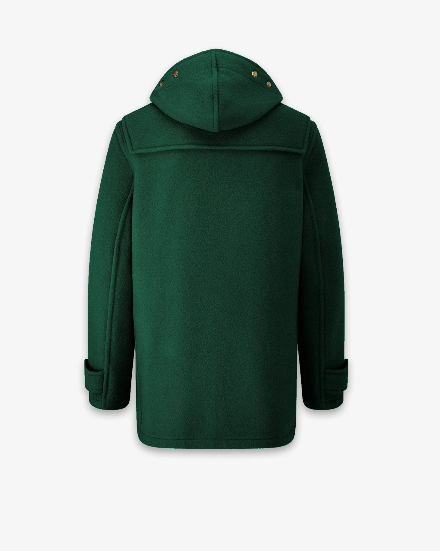 Men's Mid-Length Monty Duffle Coat Pine Green - Image 6