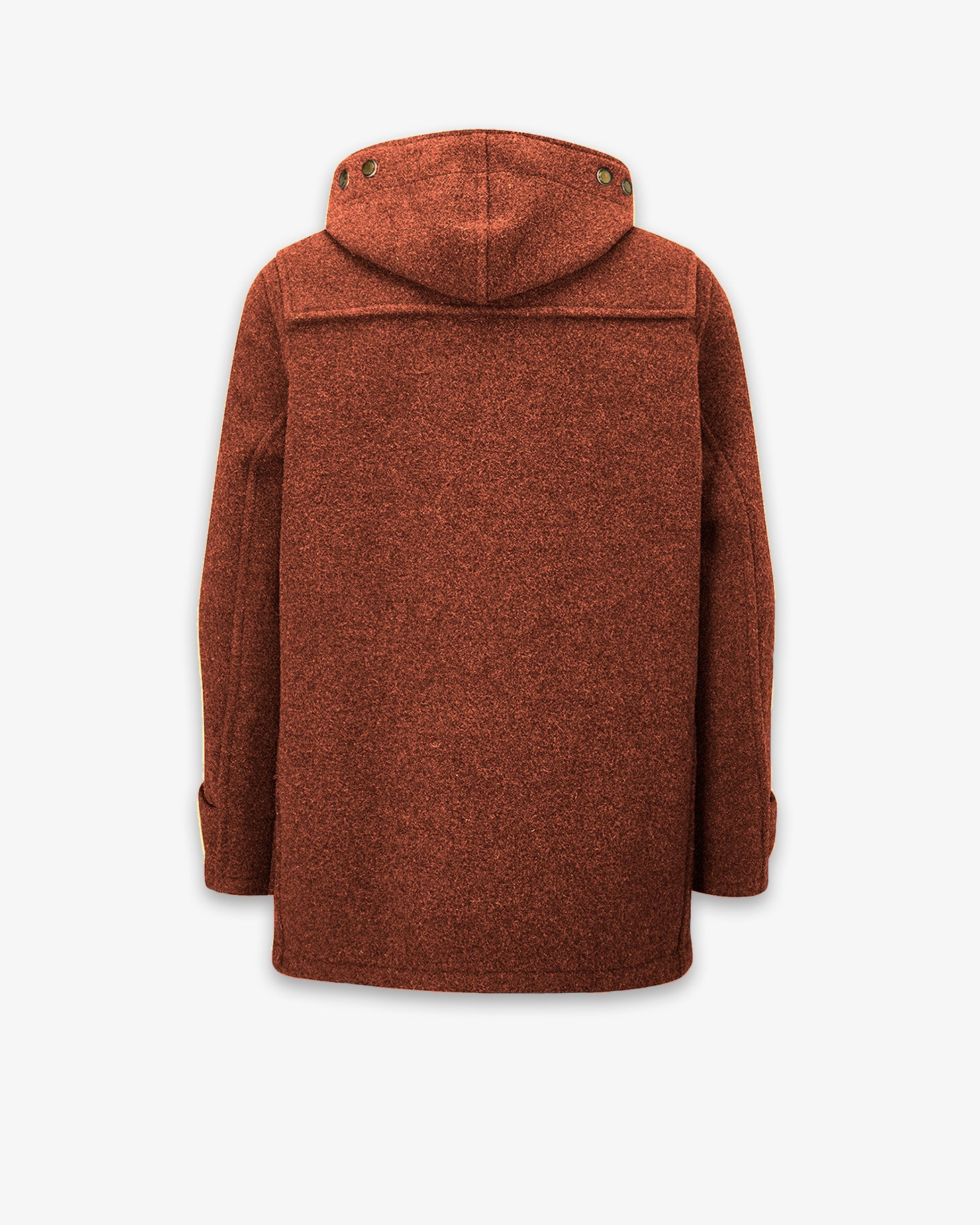 Men's Mid-Length Monty Duffle Coat Rust - Image 6