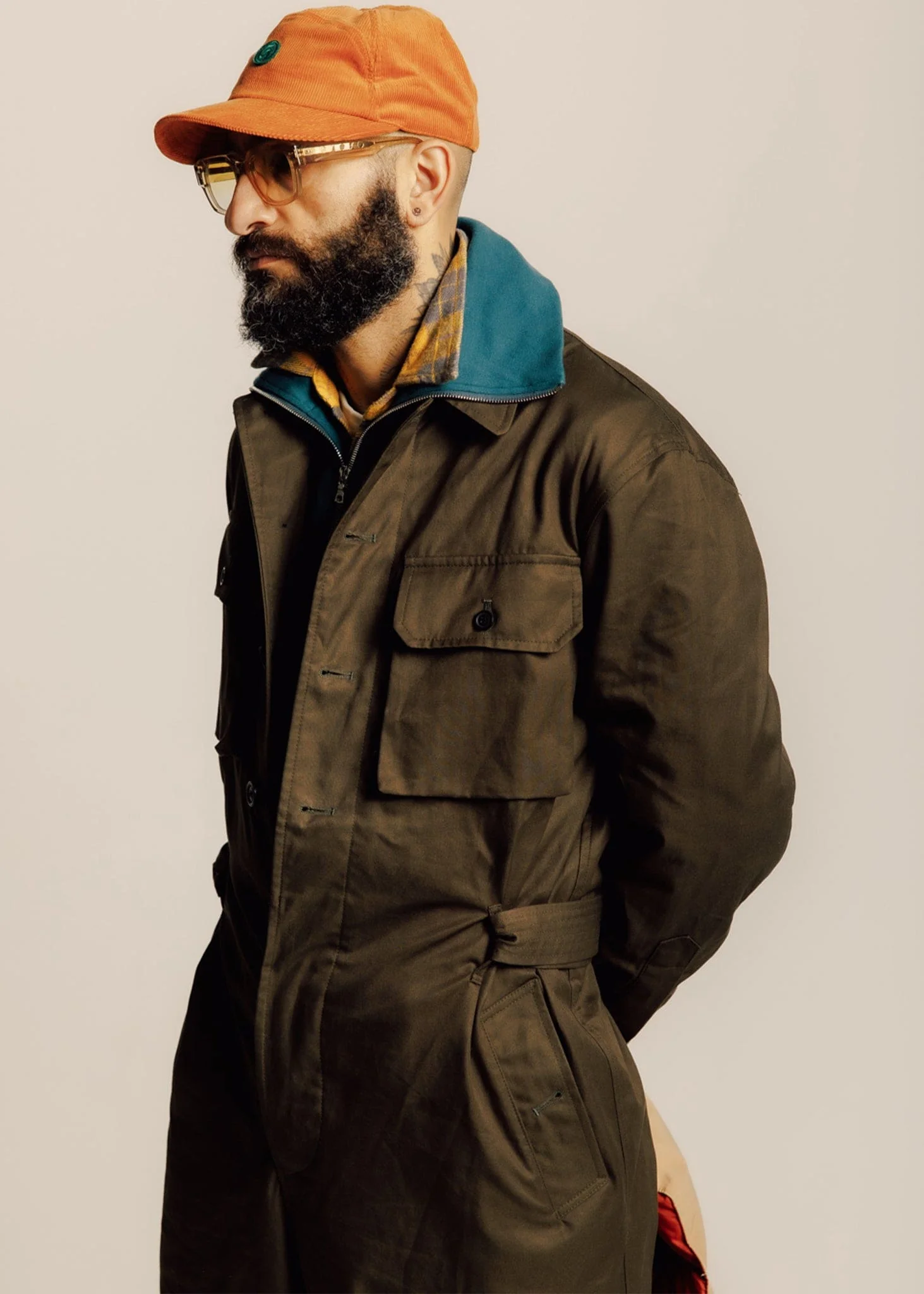 Men's Miles Overall Olive Green - Image 4