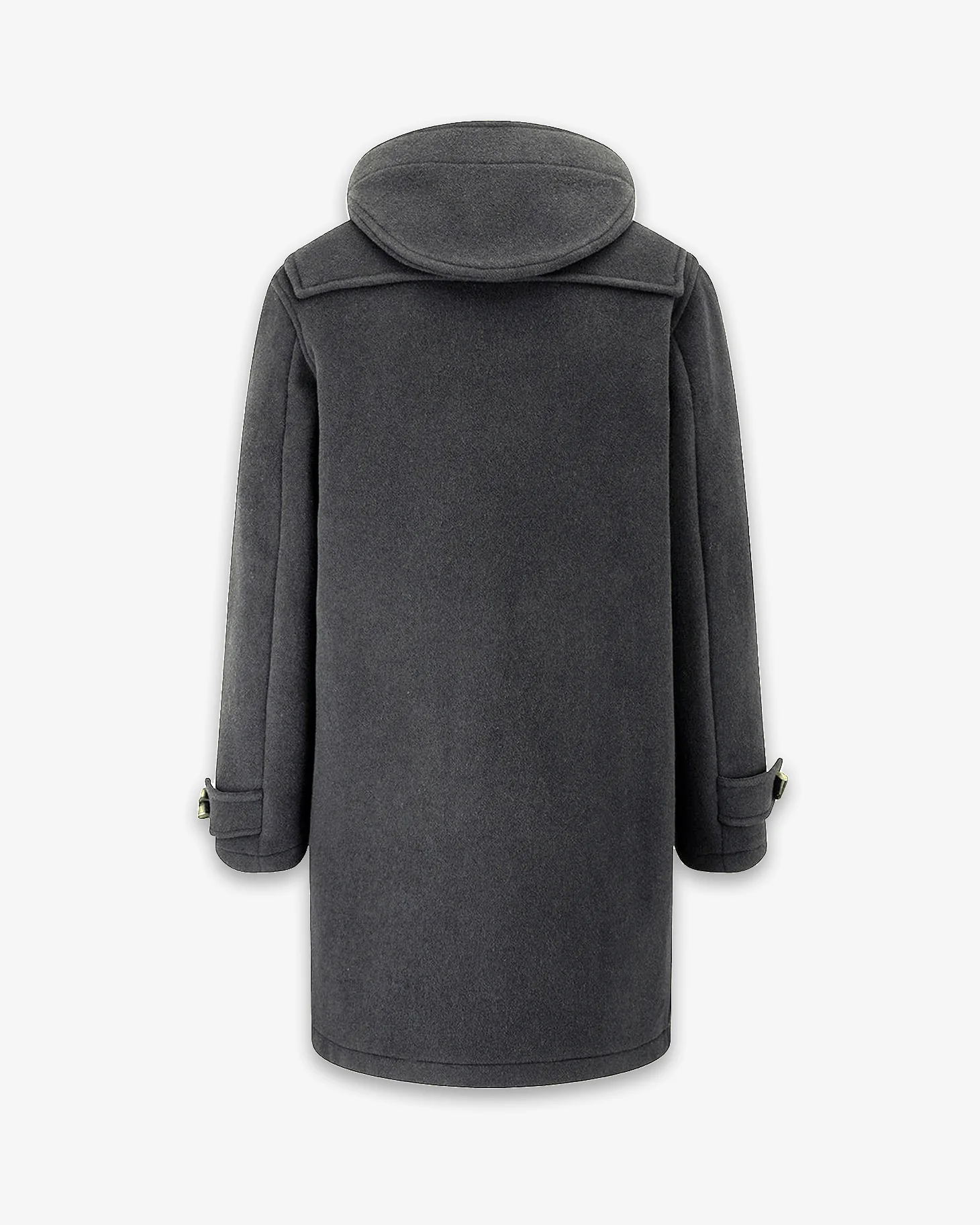 Men's Morris Duffle Coat Grey Black Watch - Image 6