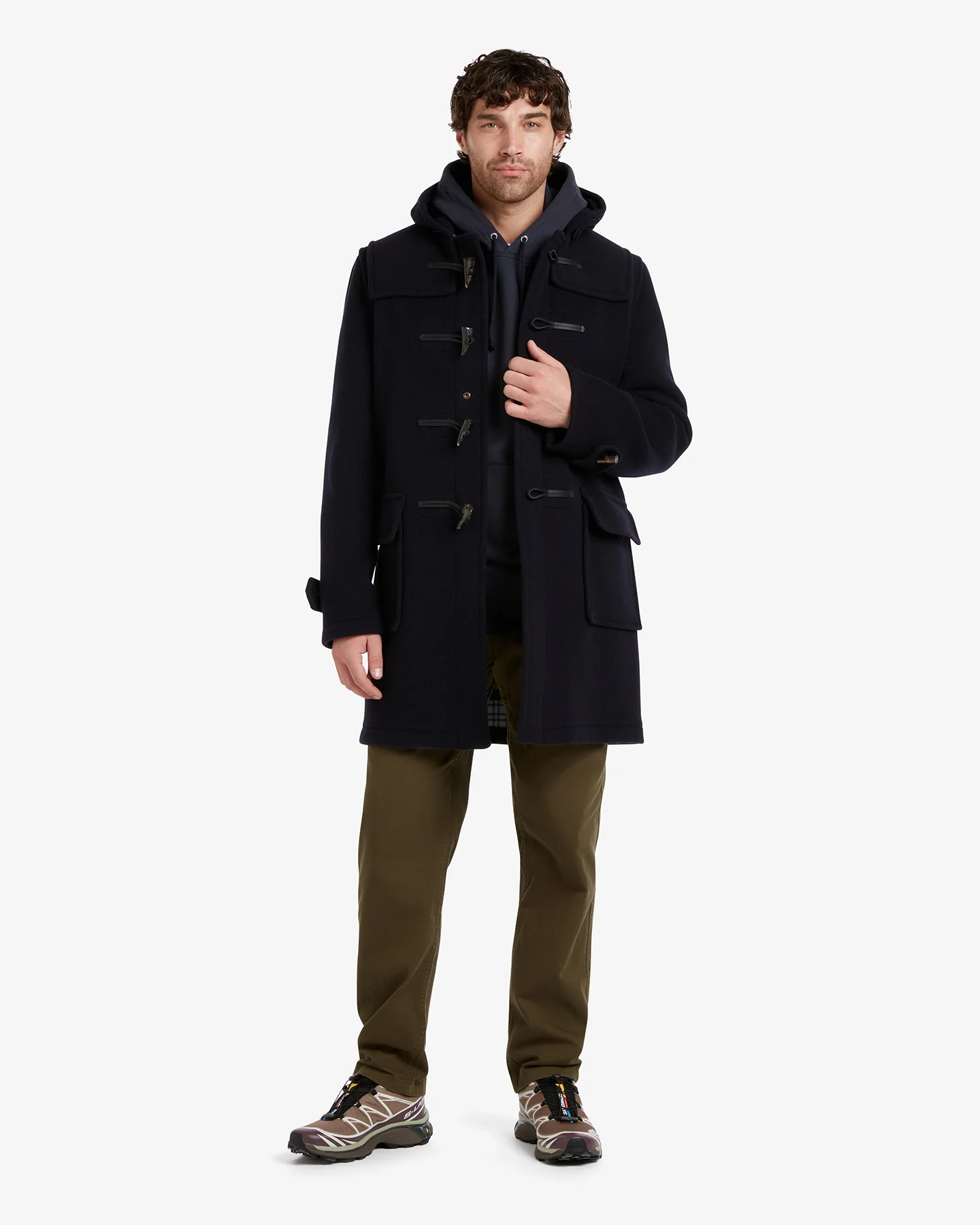 Men's Morris Duffle Coat Navy Dress Gordon - Image 2