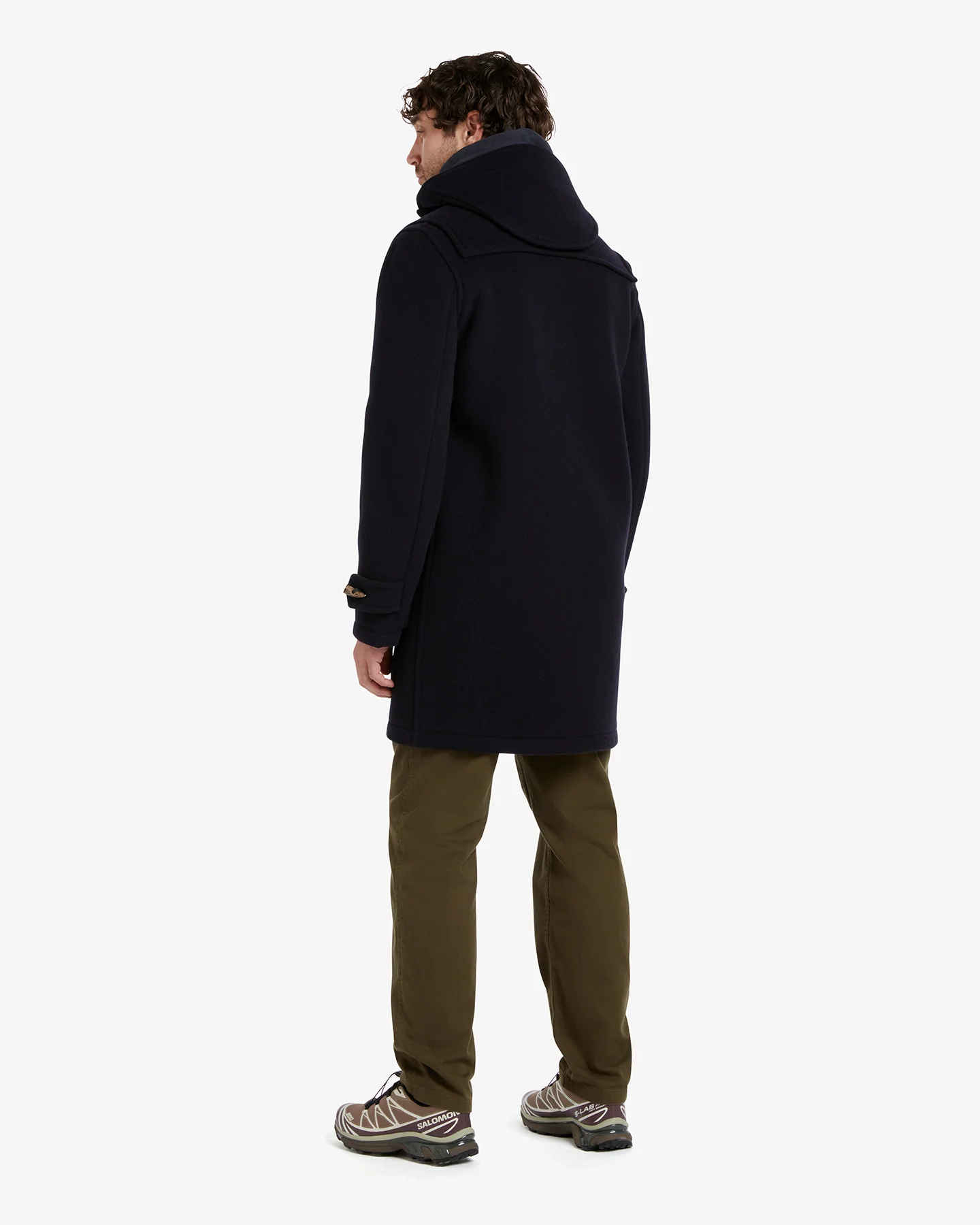 Men's Morris Duffle Coat Navy Dress Gordon - Image 4