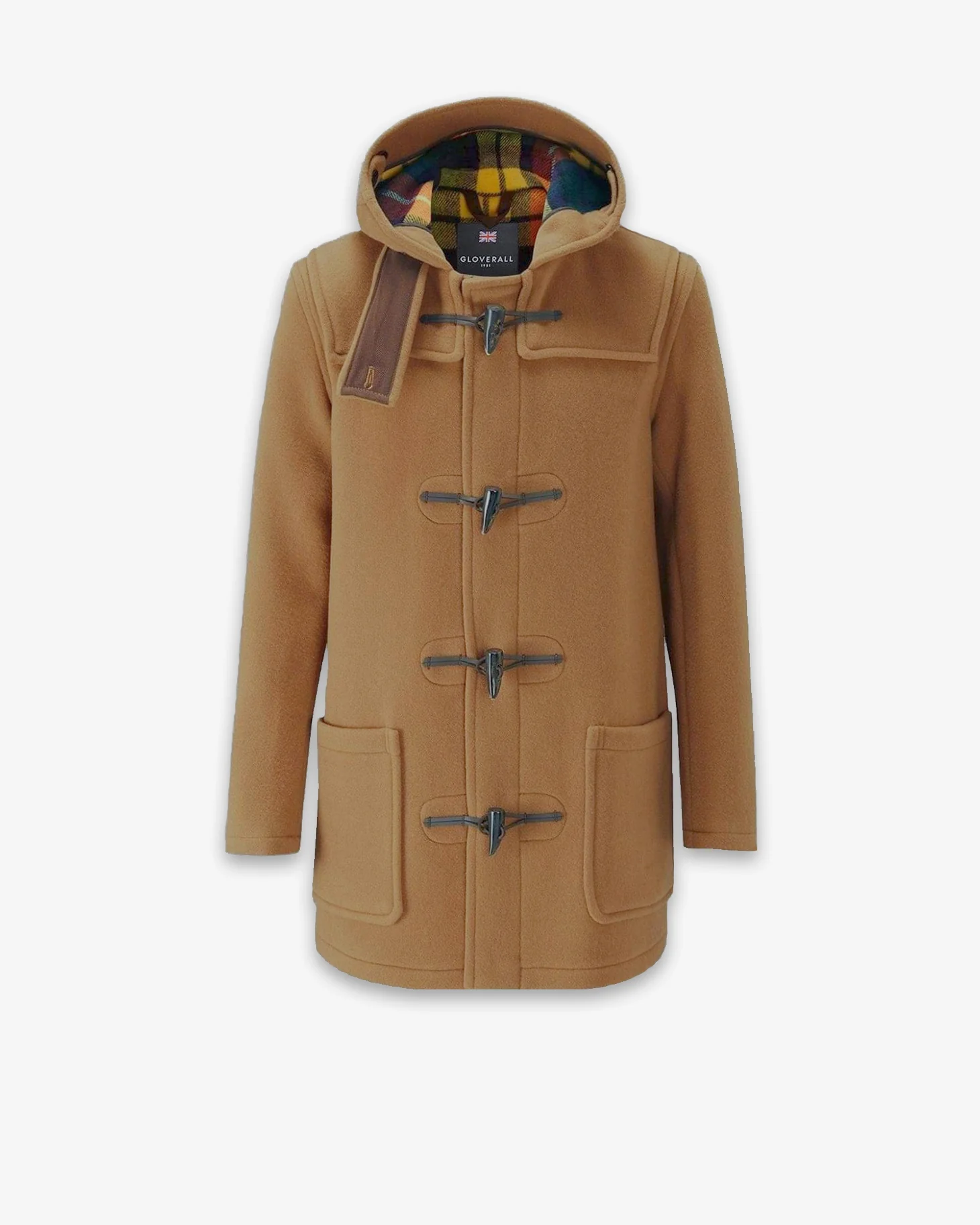 Men's Morris Mid-Length Duffle Coat Camel Buchanan - Image 5