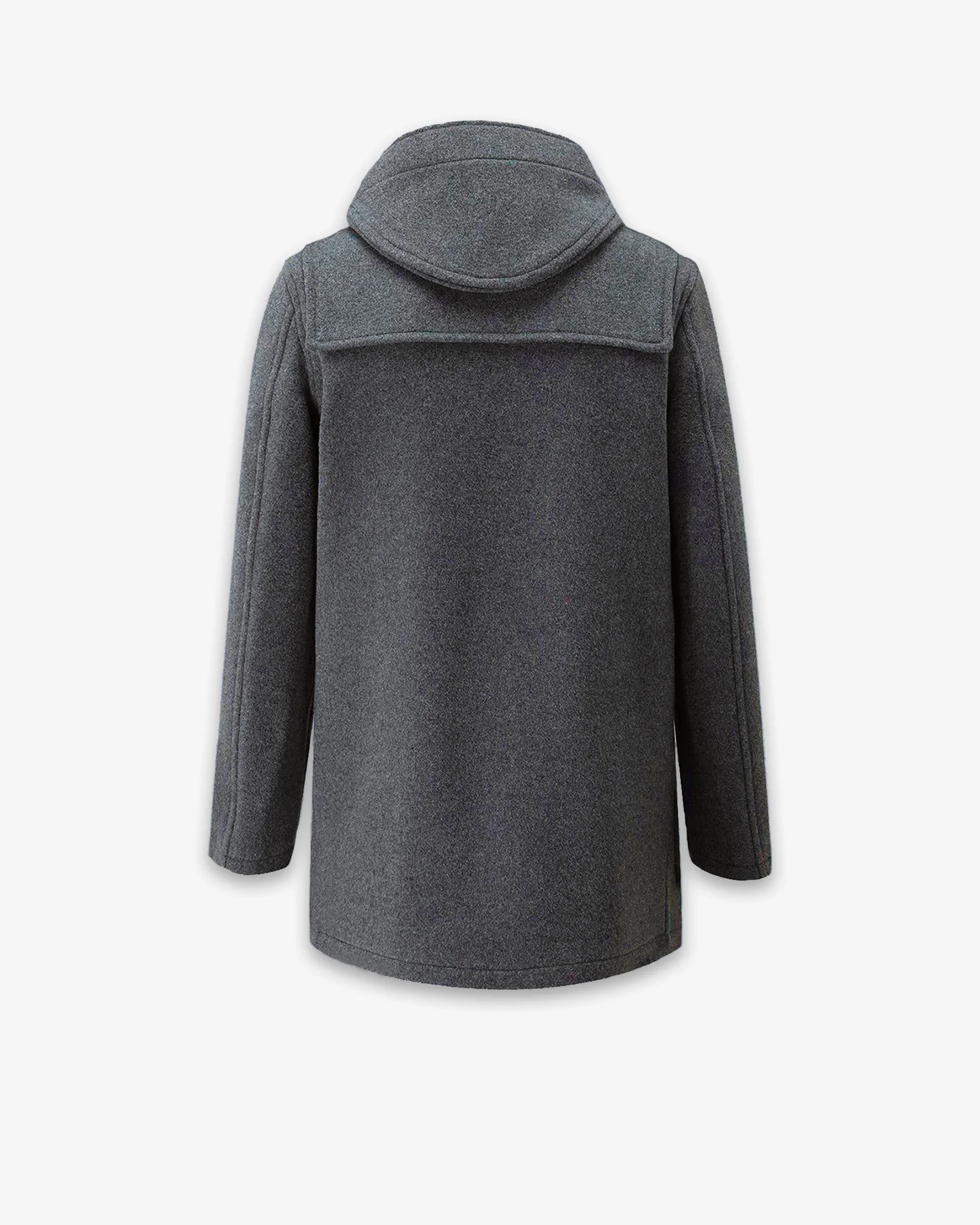 Men's Morris Mid-Length Duffle Coat Grey Black Watch - Image 6