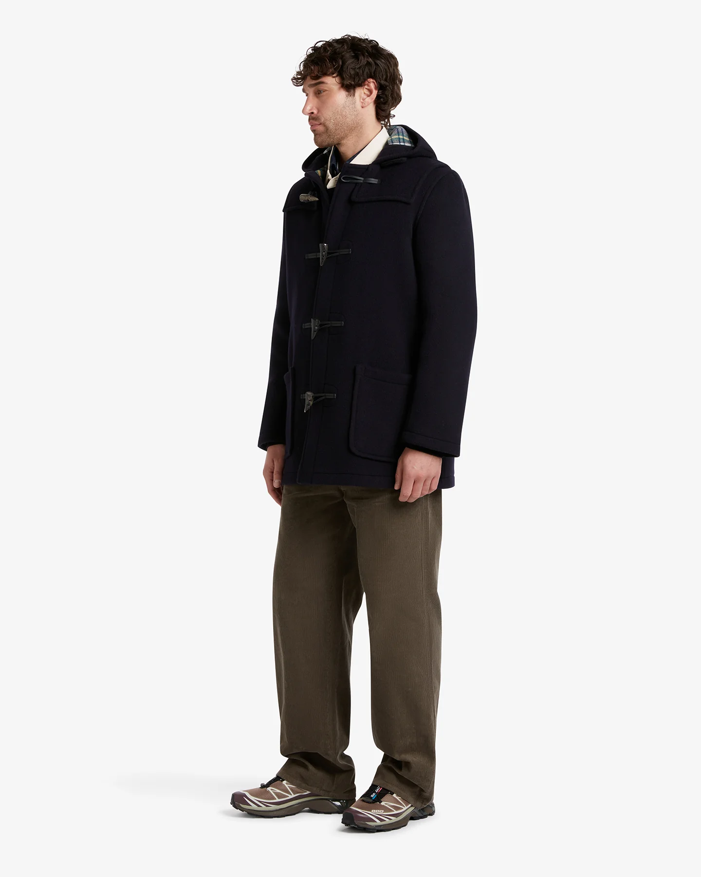 Men's Morris Mid-Length Duffle Coat Navy Dress Gordon - Image 3