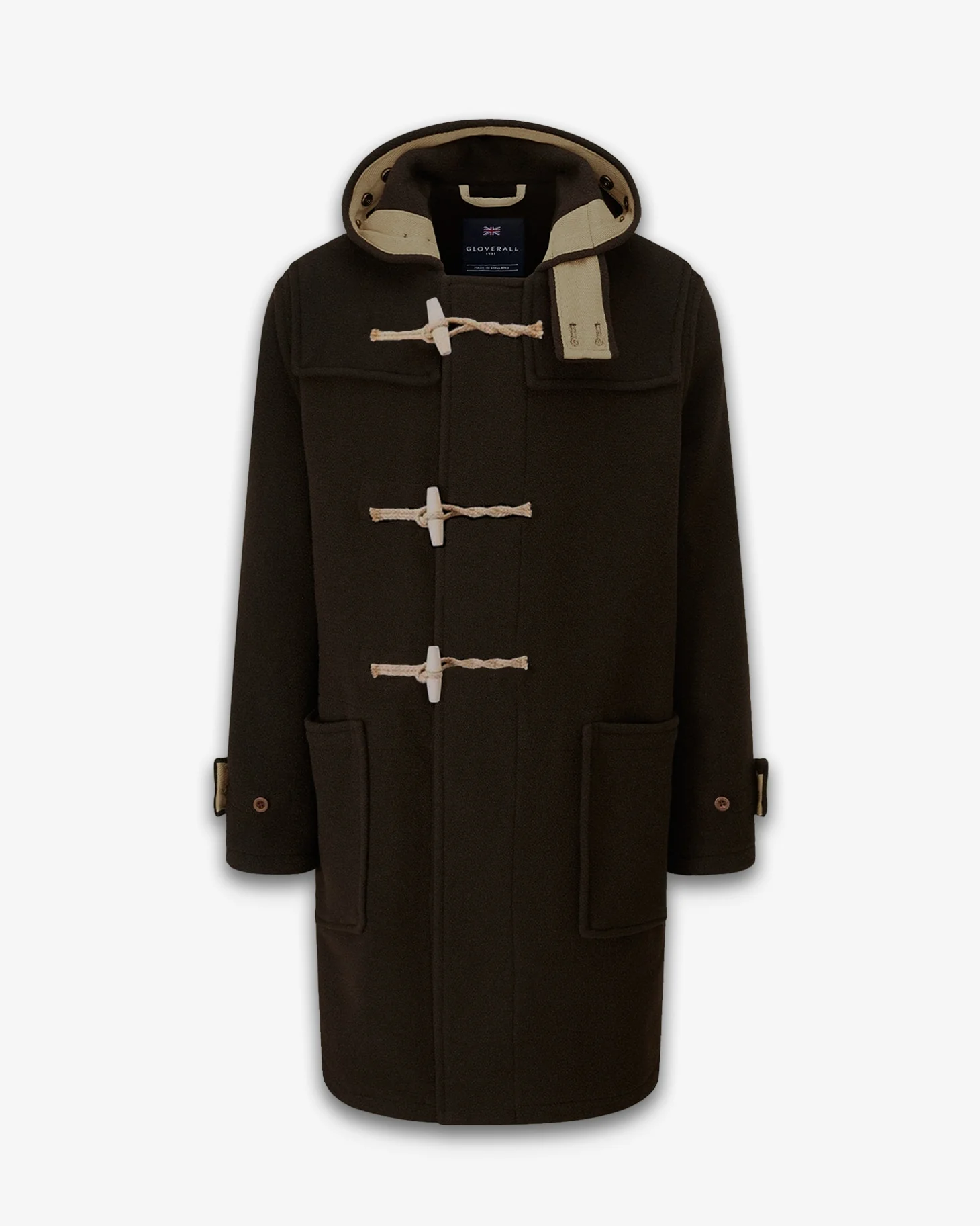 Men's Original Monty Duffle Coat Brown - Image 5