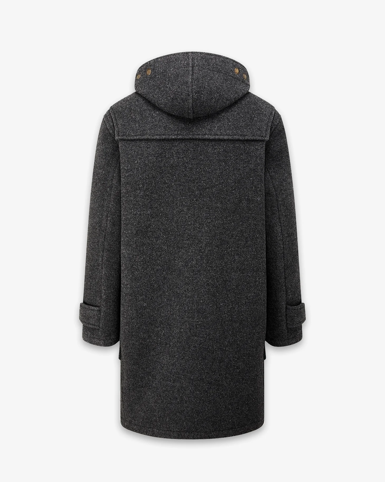Men's Original Monty Duffle Coat Charcoal - Image 6