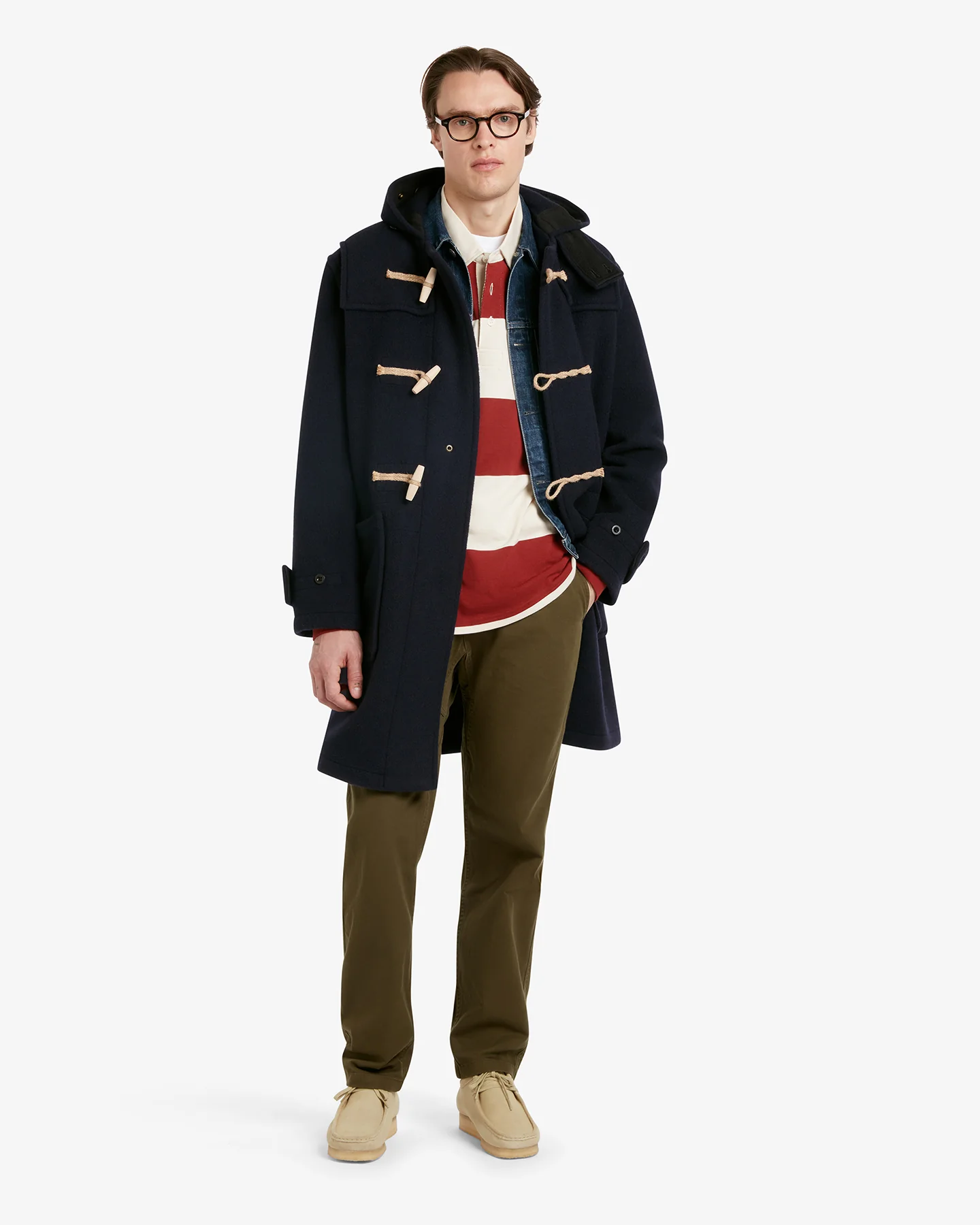 Men's Original Monty Duffle Coat Navy - Image 2