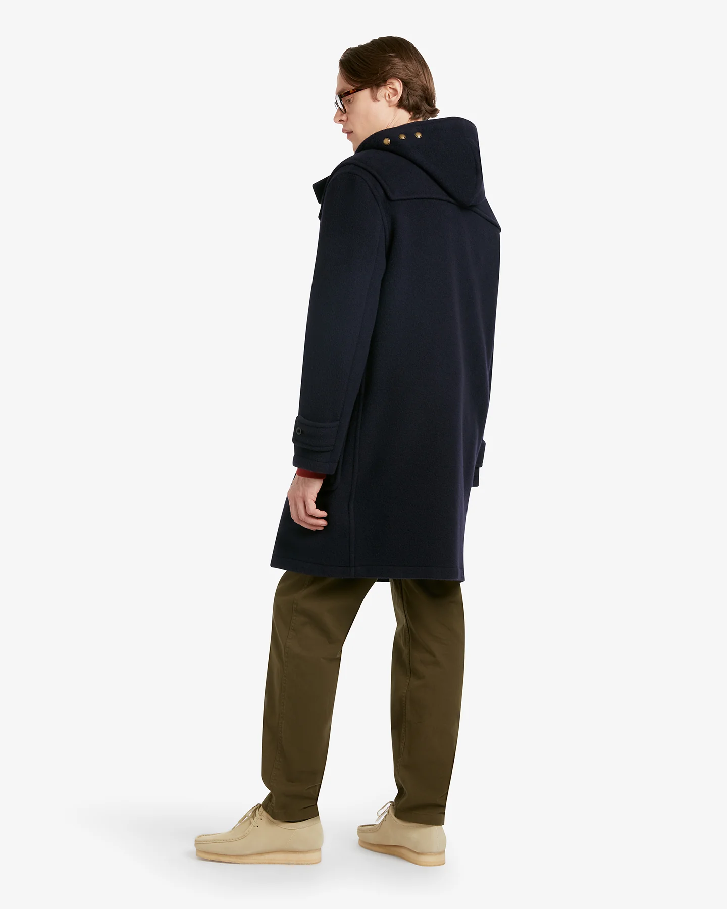 Men's Original Monty Duffle Coat Navy - Image 4