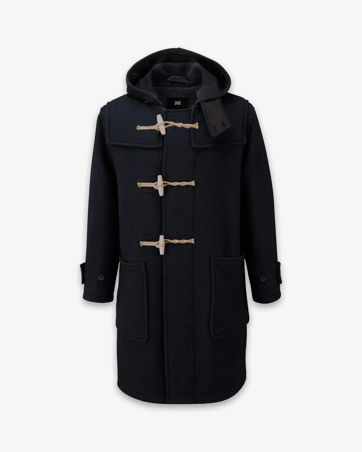 Men's Original Monty Duffle Coat Navy - Image 5
