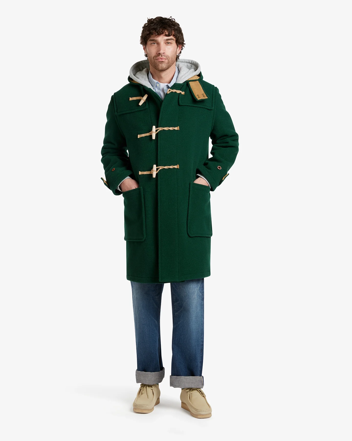 Men's Original Monty Duffle Coat Pine Green