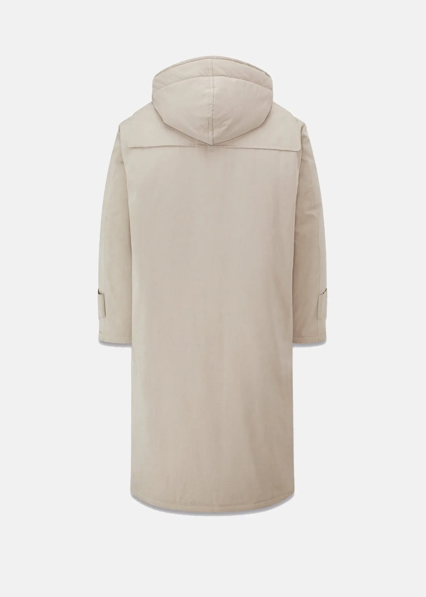Men's Padded Duffle Coat Mushroom - Image 2