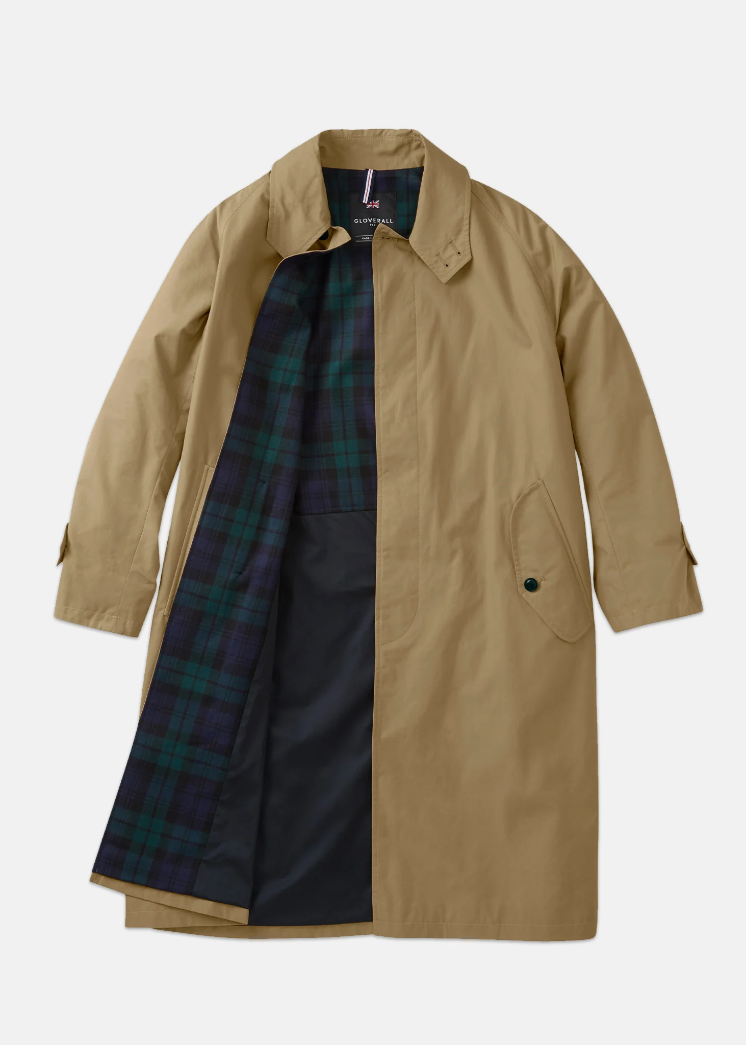 Men's Palmer Rain Mac Caramel - Image 10