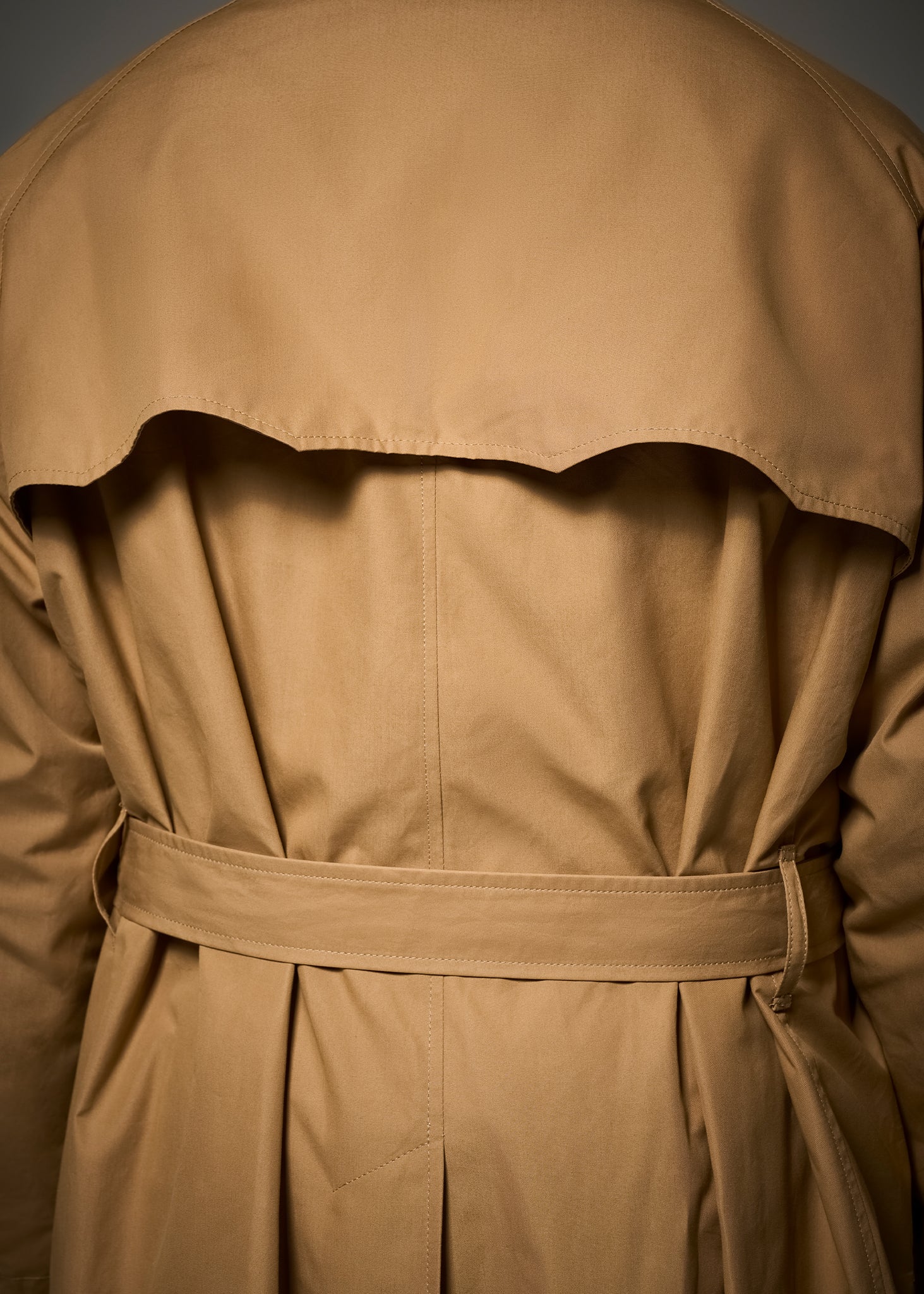 Men's Palmer Rain Mac Caramel - Image 6
