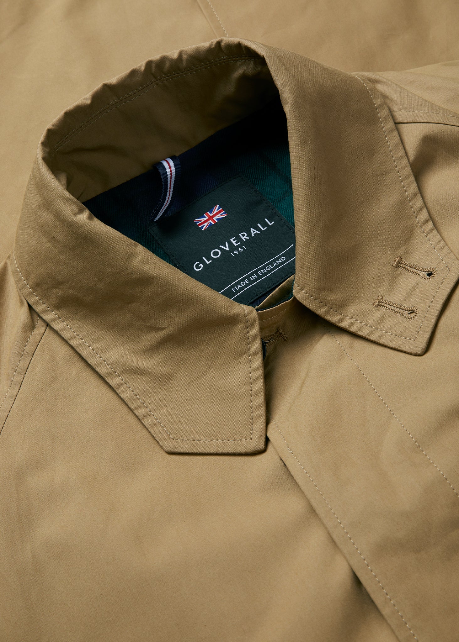 Men's Palmer Rain Mac Caramel - Image 8