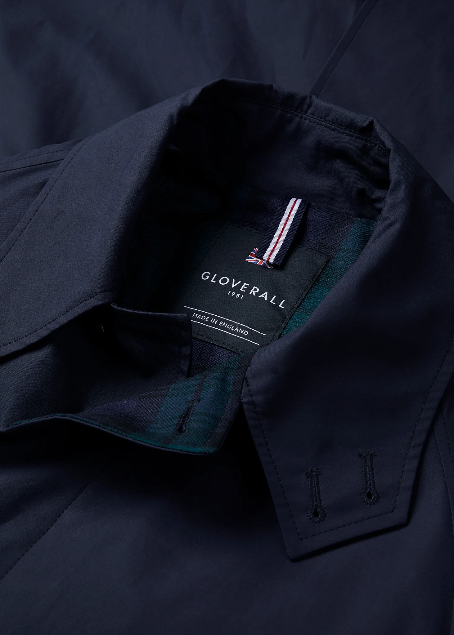 Men's Palmer Rain Mac Navy - Image 3