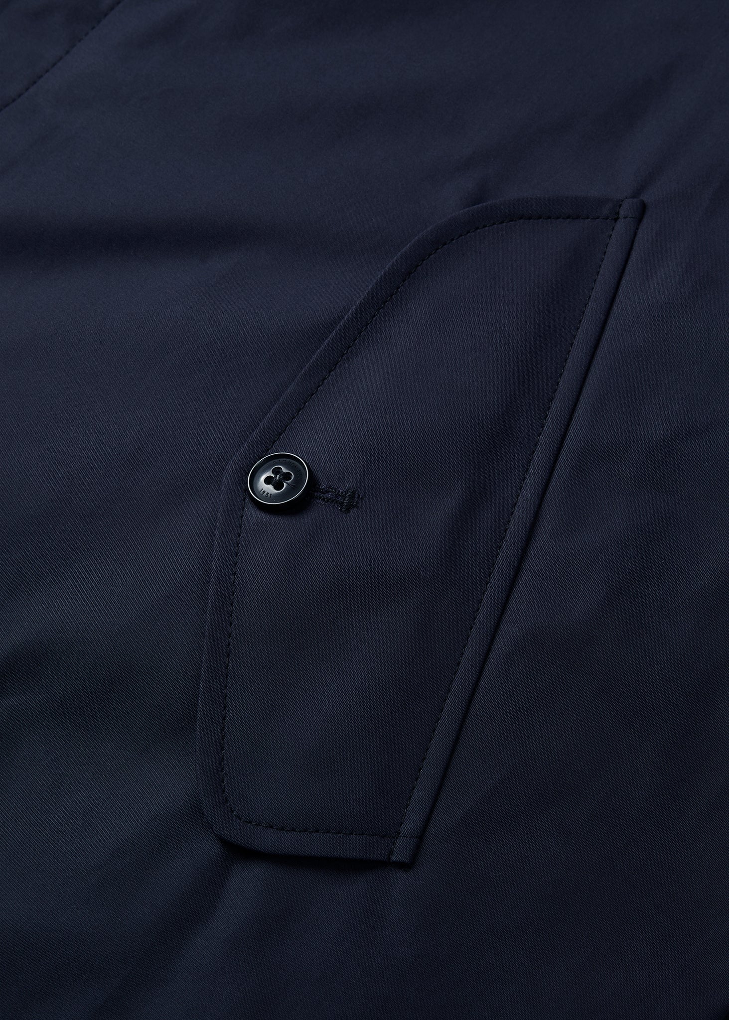 Men's Palmer Rain Mac Navy - Image 4