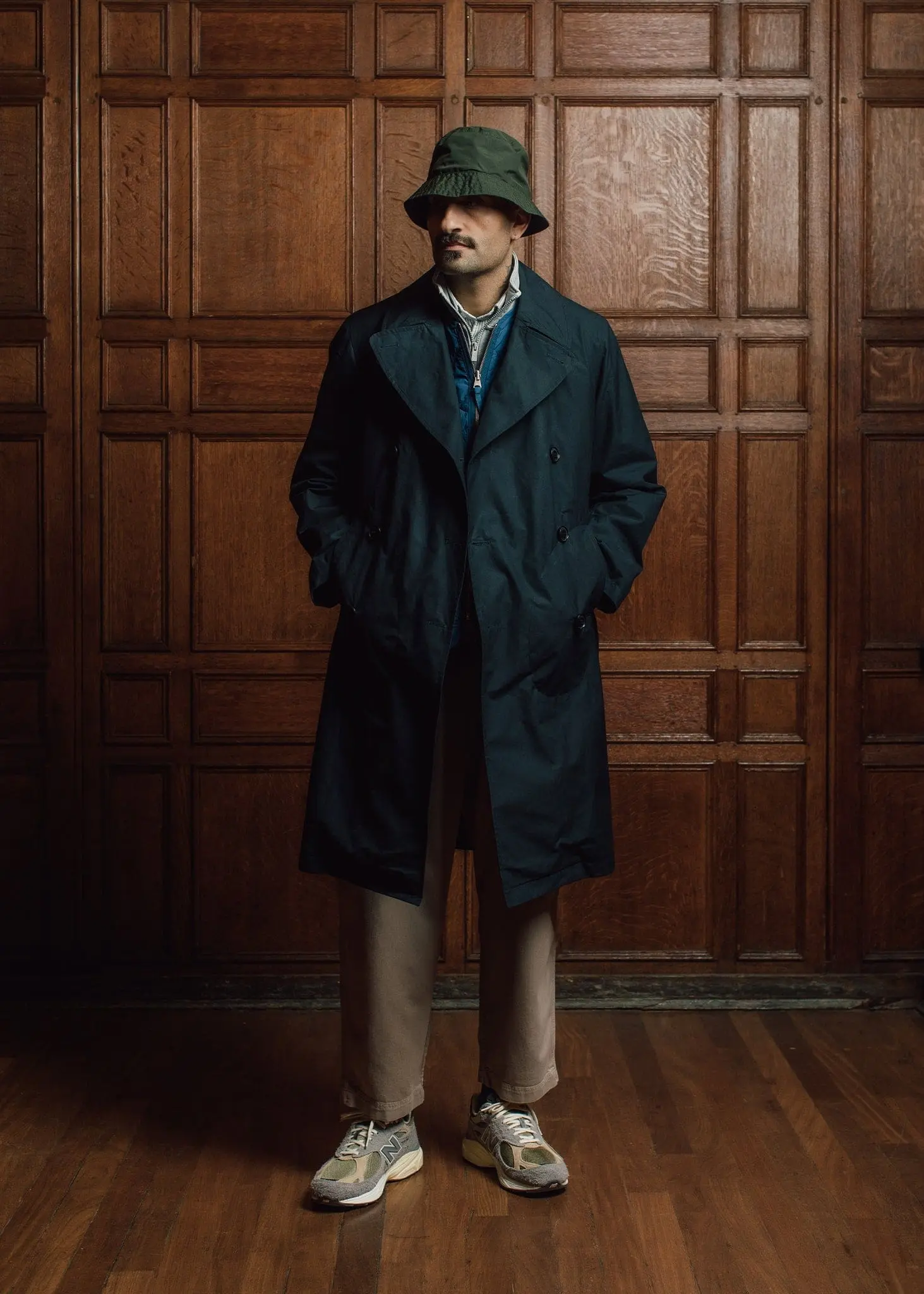 Men's Raleigh Trench Coat Navy