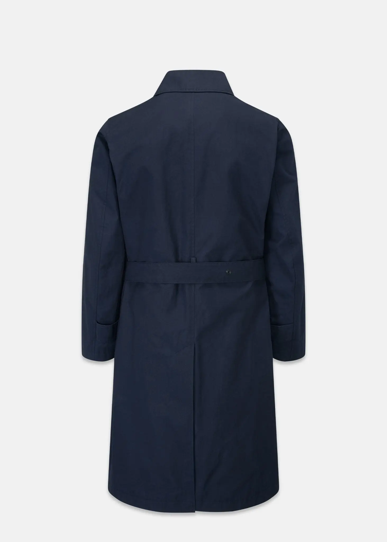 Men's Raleigh Trench Coat Navy - Image 3