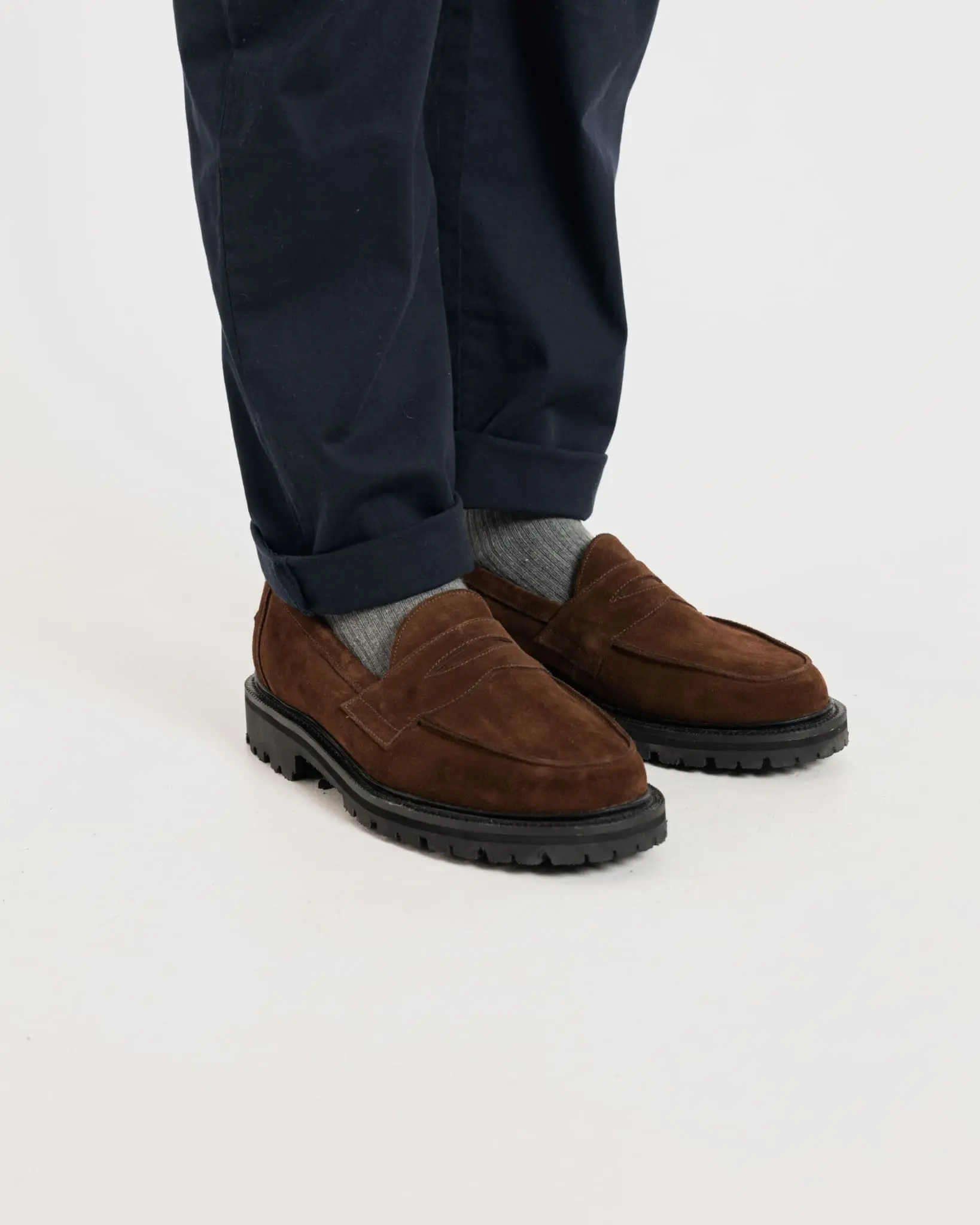 Men's Robert Loafers Brown Suede - Image 5