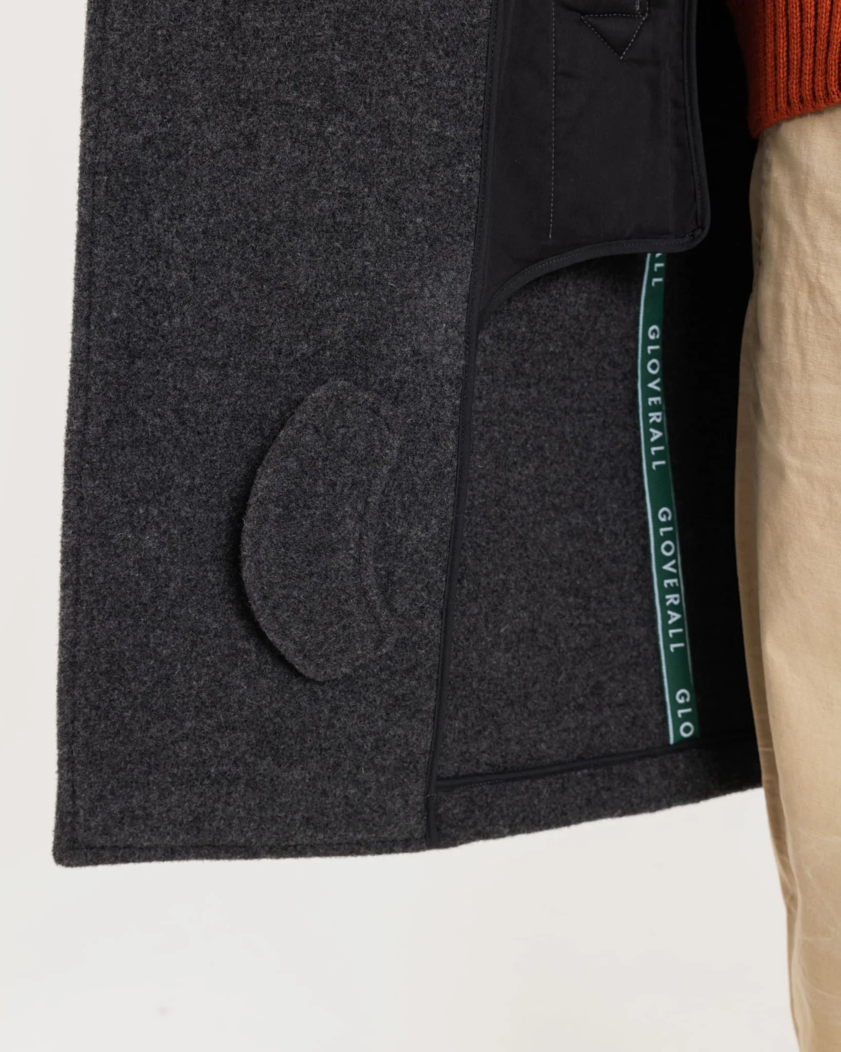 Men's Shackleton Peacoat Charcoal - Image 4