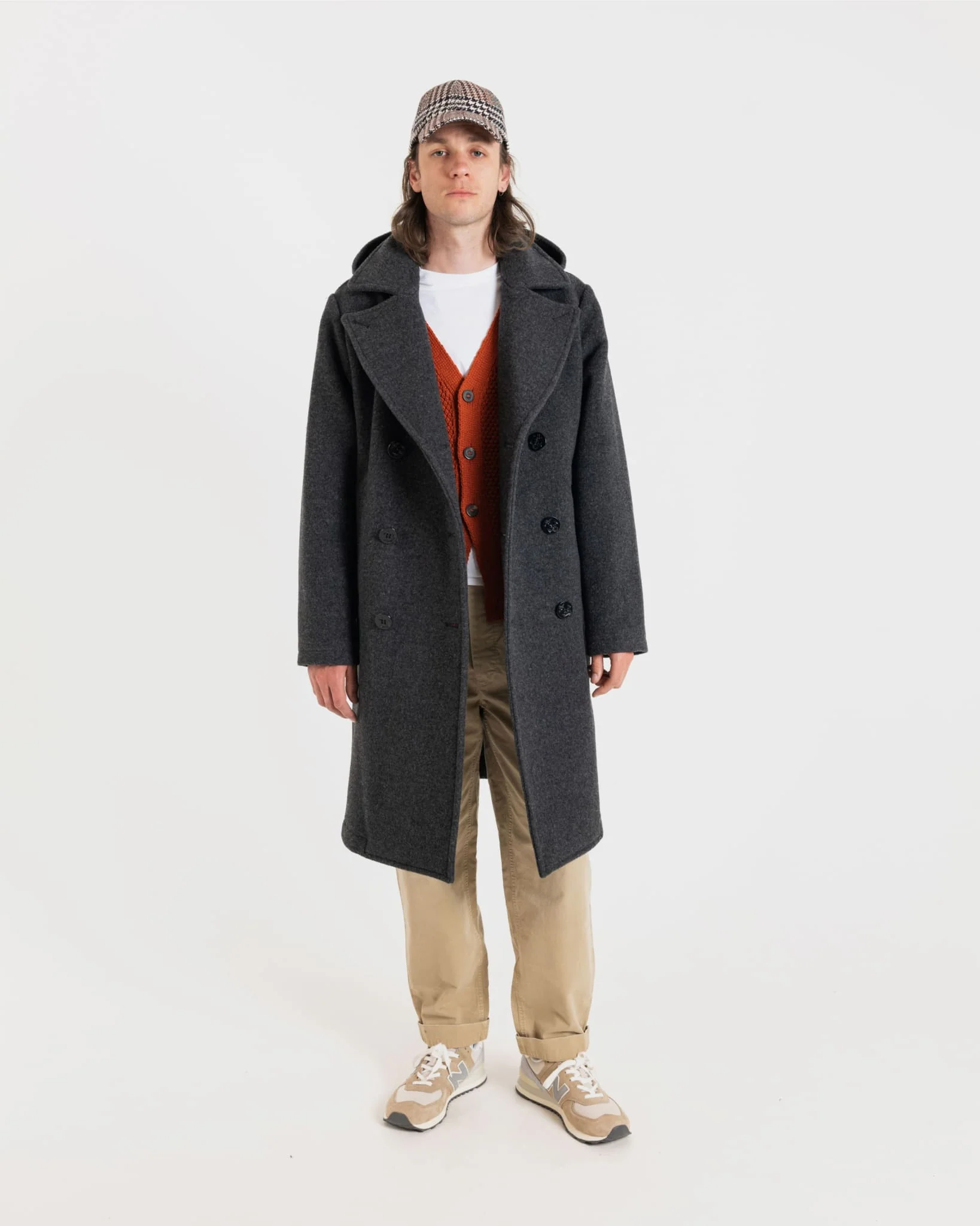 Men's Shackleton Peacoat Charcoal - Image 5
