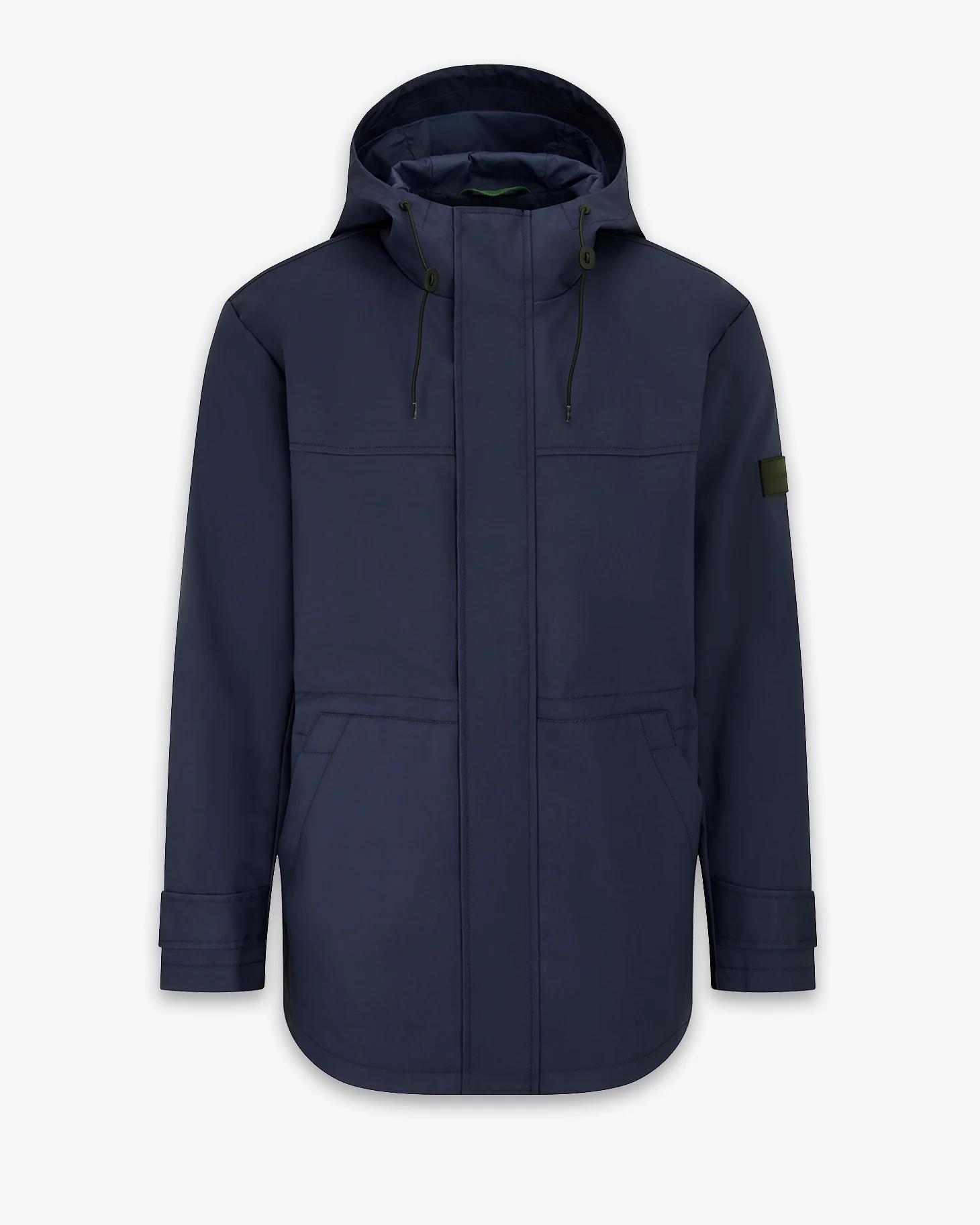 Men's Sharpe Technical Hooded Parka Navy - Image 5