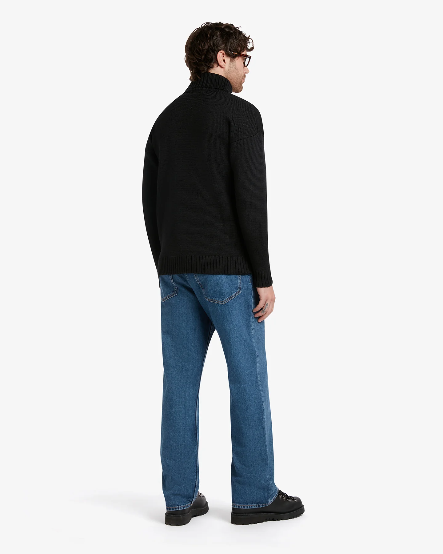 Men's Submariner Jumper Black - Image 3