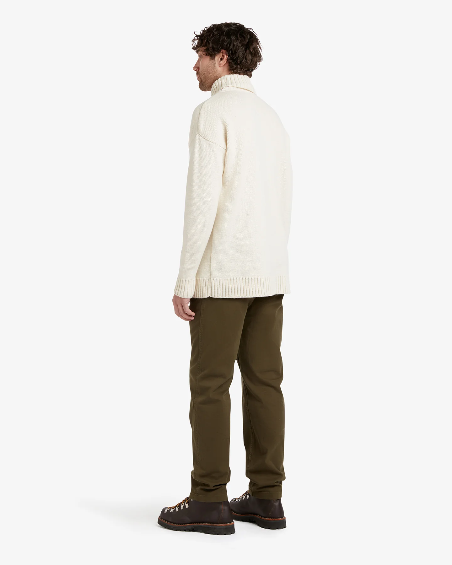 Men's Submariner Jumper Ecru - Image 3