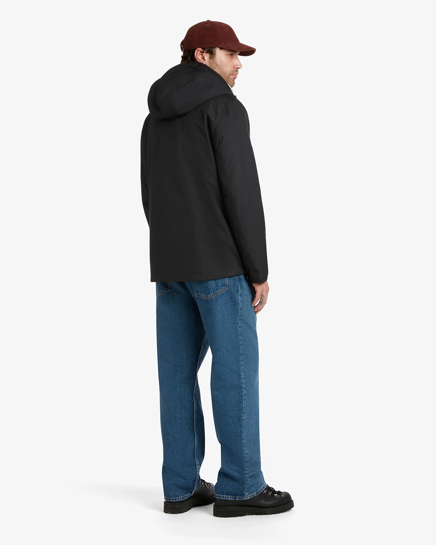 Men's Wainwright Packable Jacket Black - Image 4